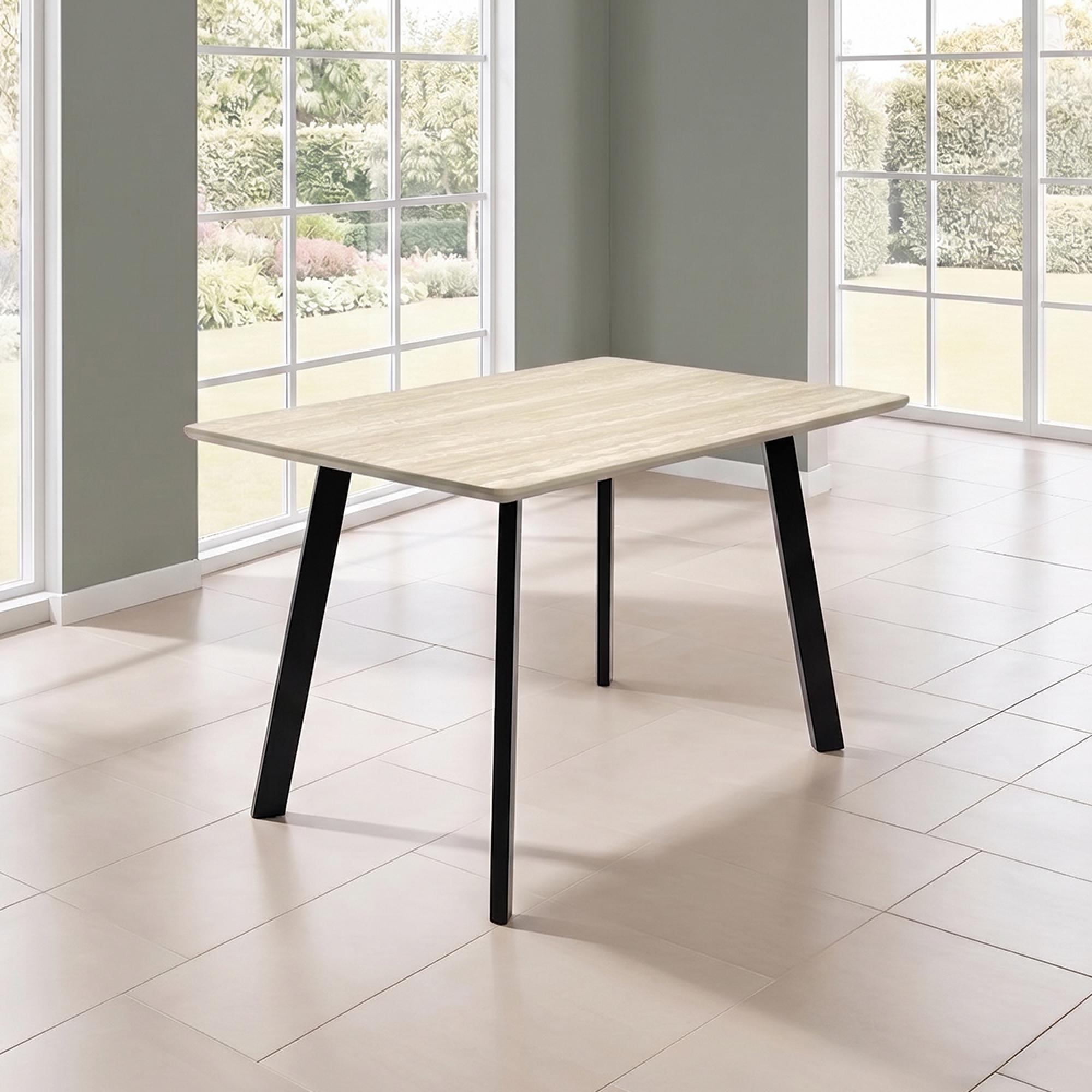 Rialto Dining Table - 4 Seater - 120cm - Travertine