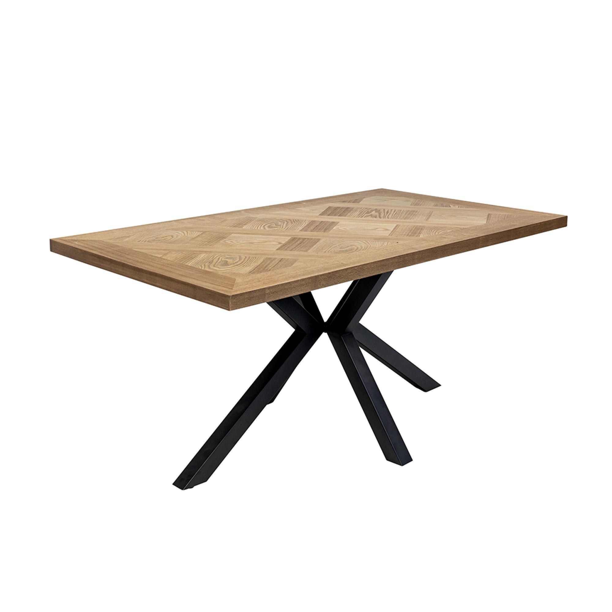 Hugo Dining Table - 6 Seater - 160cm - Oak Veneer
