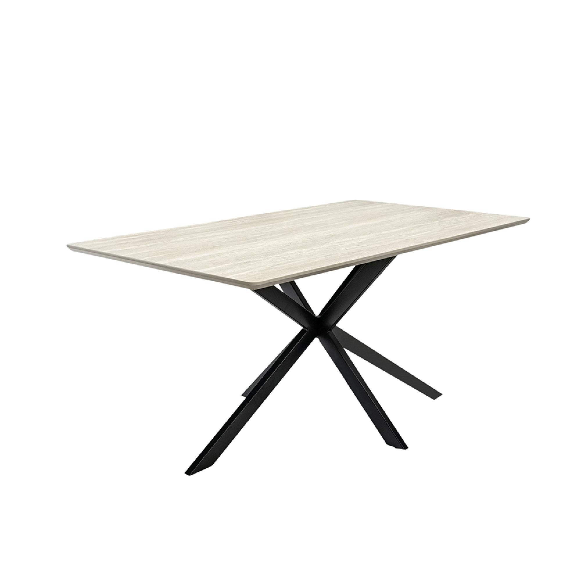 Rialto Dining Table - 6 Seater - 160cm - Travertine