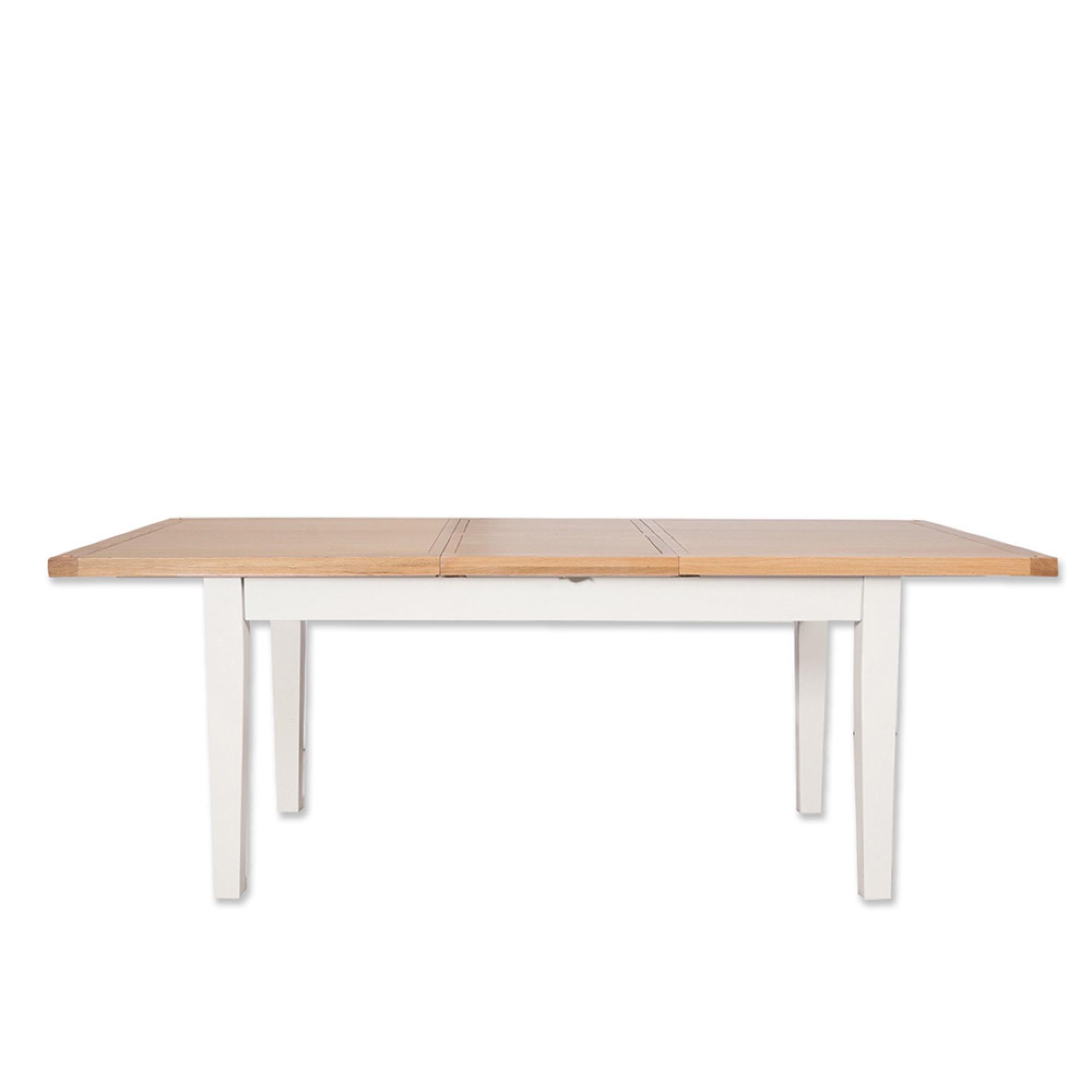 Melbourne Dining Table - 4 Seater - 120cm - White and Wood