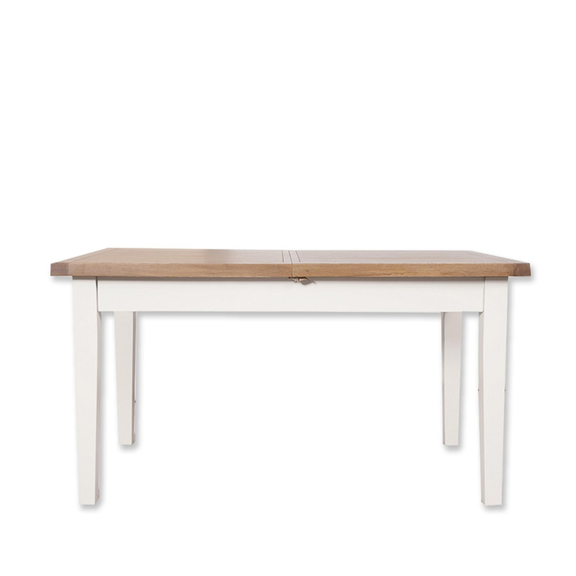 Melbourne Dining Table - 4 Seater - 120cm - White and Wood