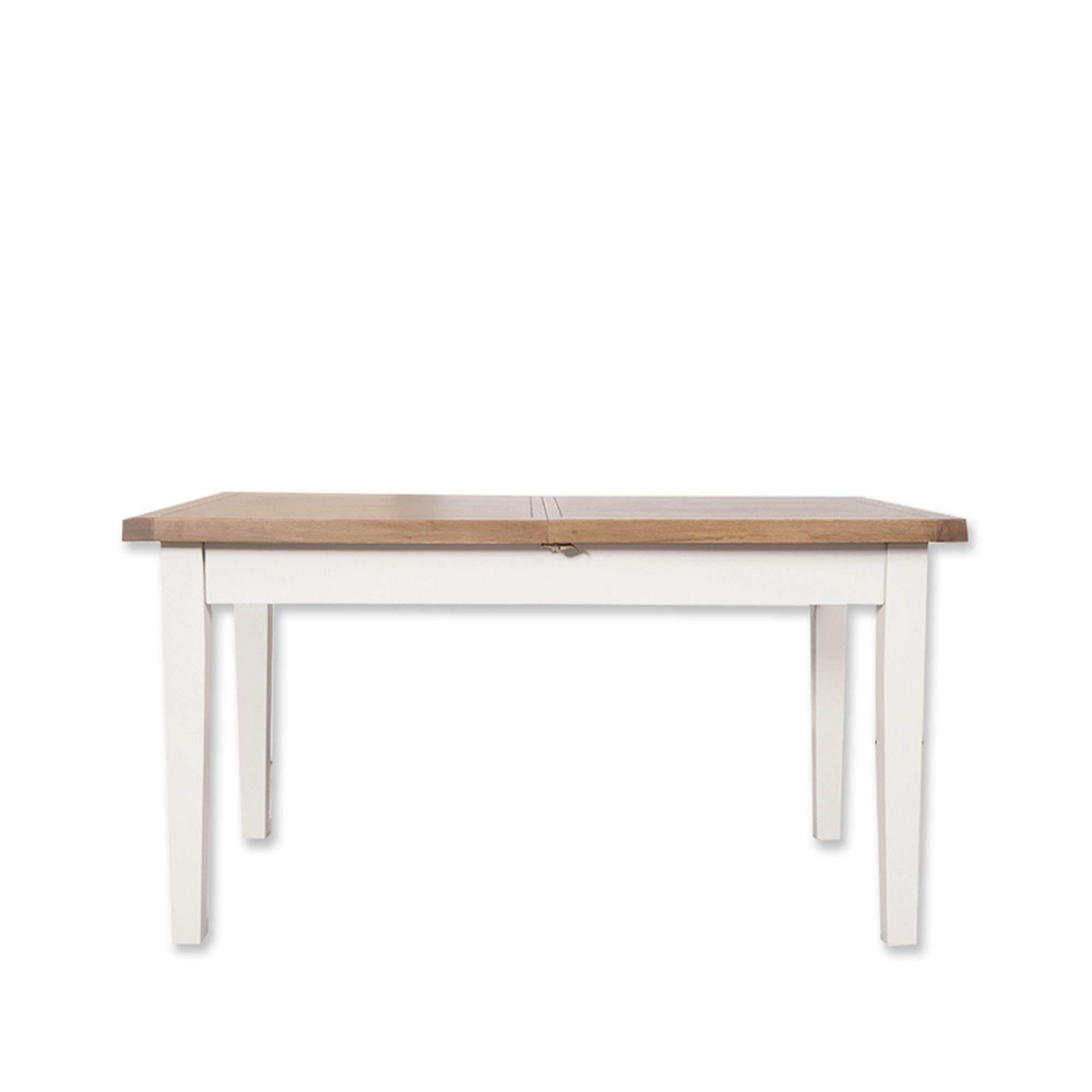 Melbourne Dining Table - 6 Seater - 160cm - White and Wood