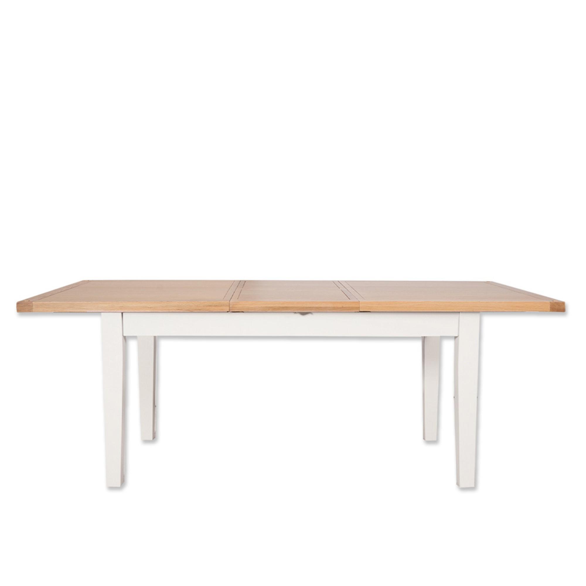 Melbourne Dining Table - 6 Seater - 160cm - White and Wood