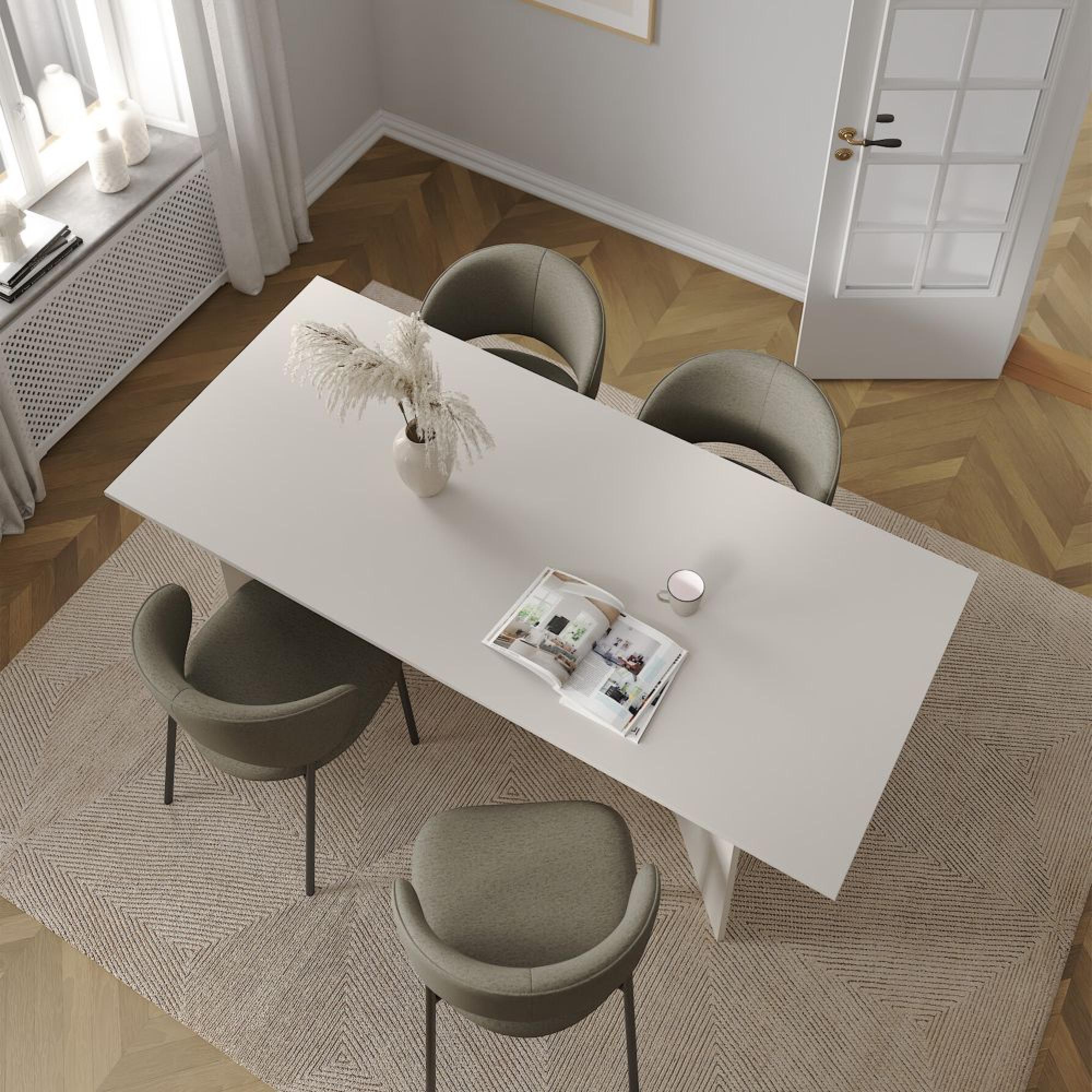 Family Dining Table - 8 Seater - 200cm - Cashmere