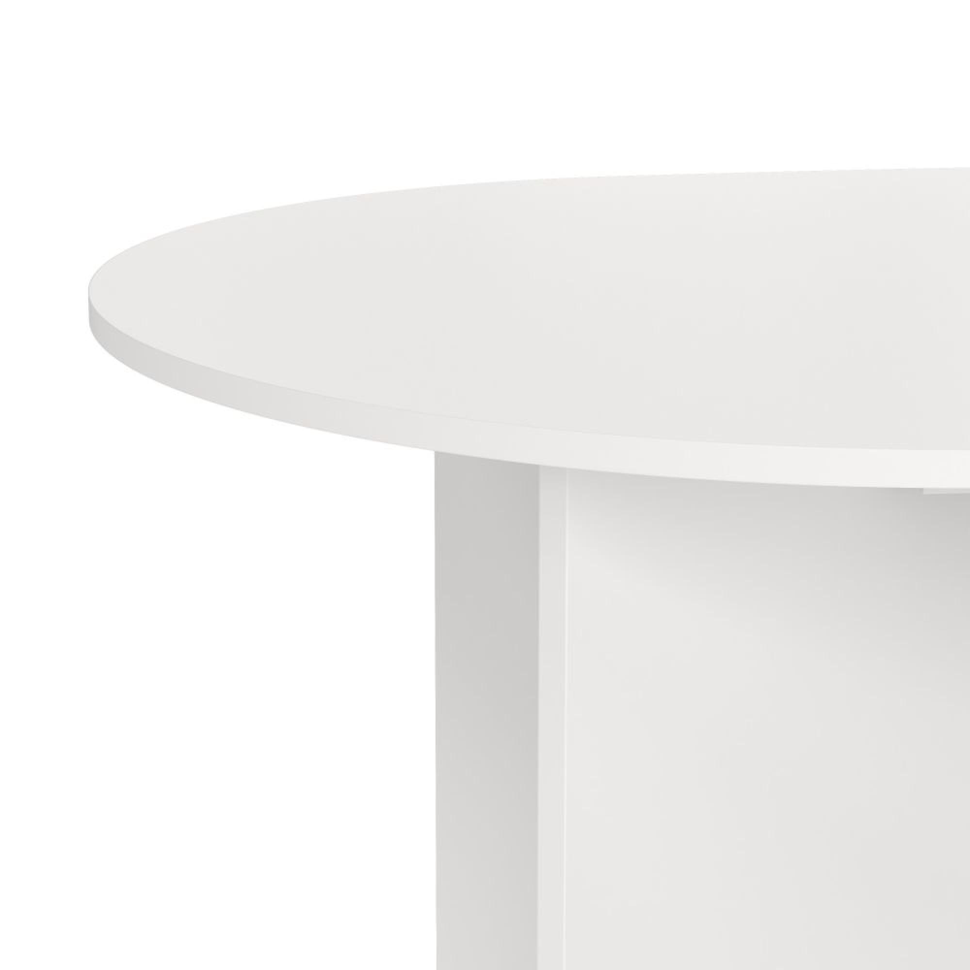 Family Dining Table - 8 Seater - 200cm - Oval - White