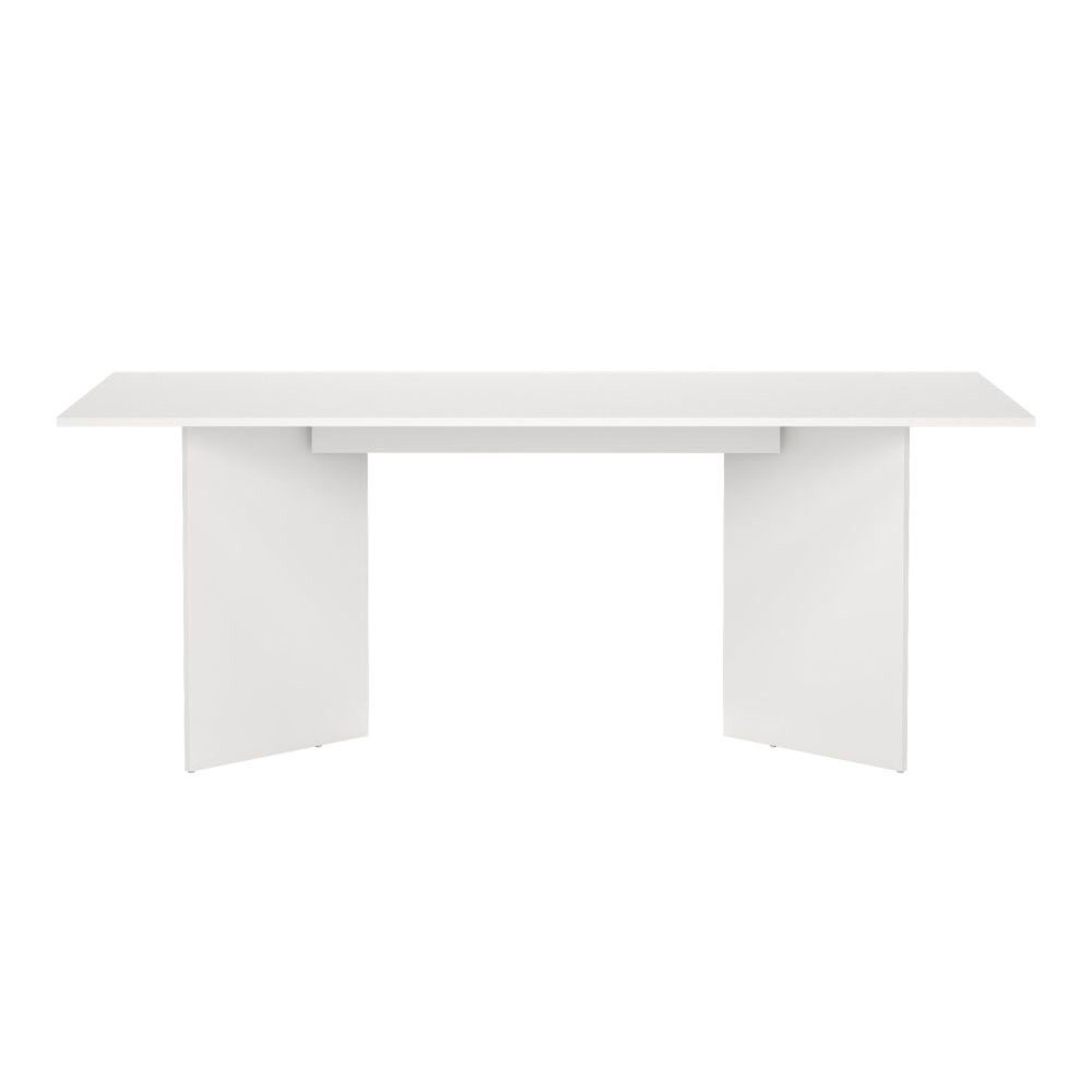 Family Dining Table - 8 Seater - 200cm - White