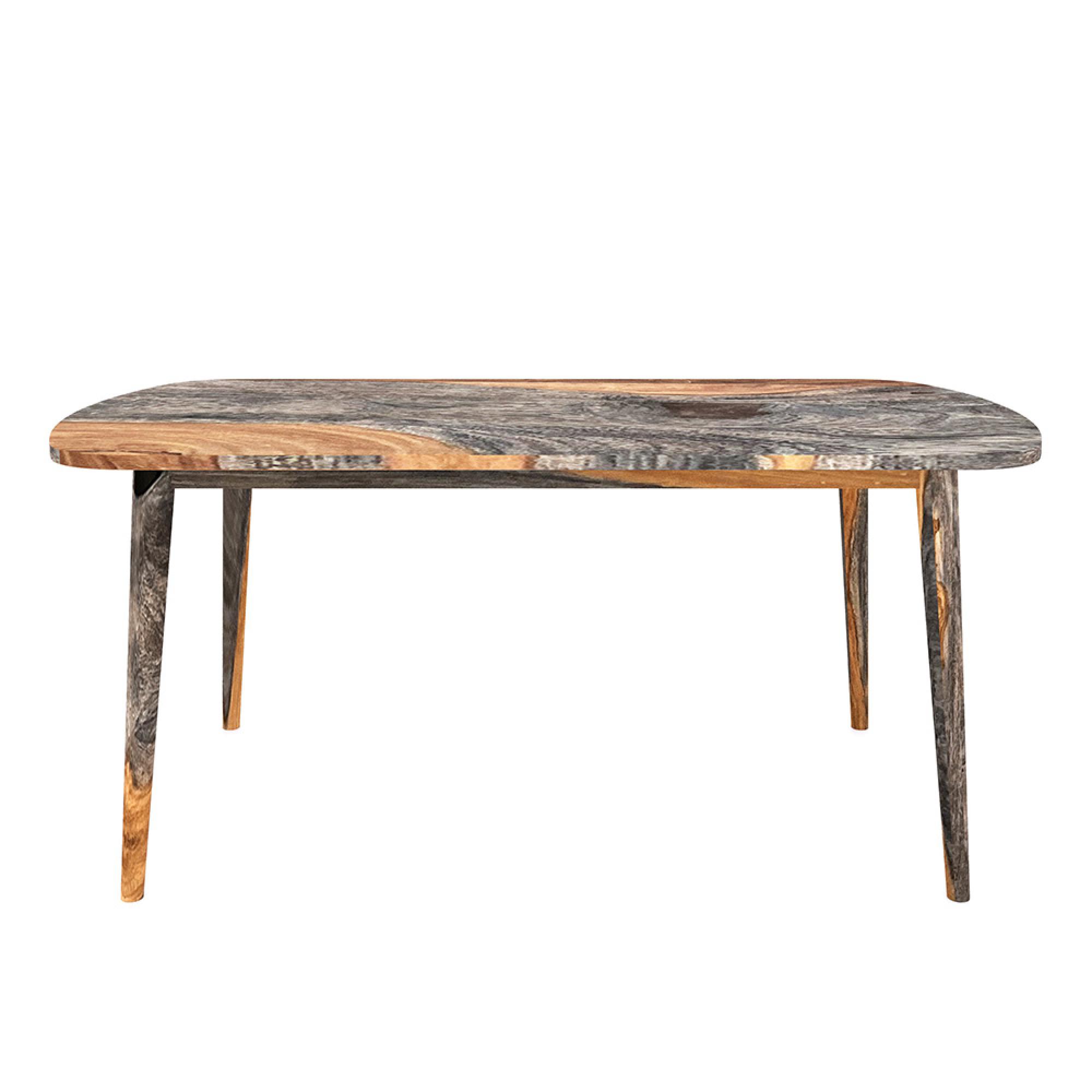 Goa Dining Table - 6 Seater - 175cm - Dark Sheesham Wood