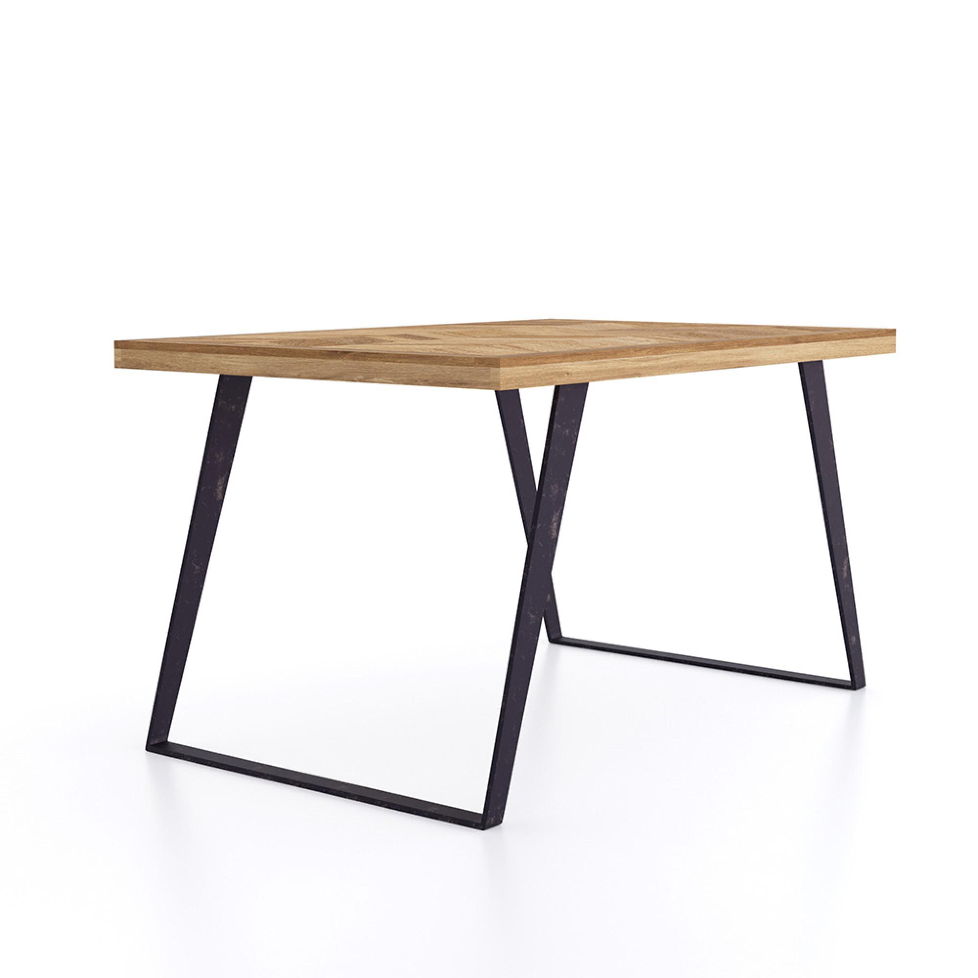 Agra Dining Table - 4 Seater - 135cm - Parquet