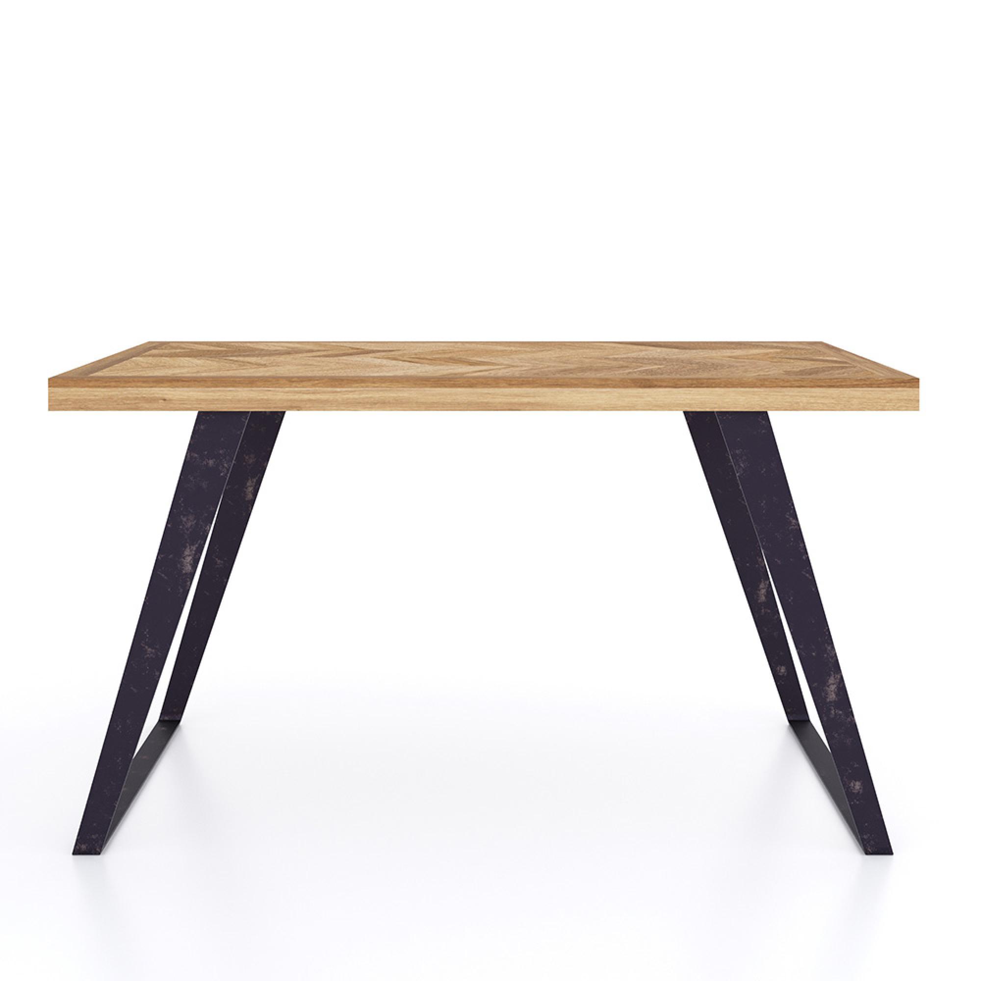 Agra Dining Table - 4 Seater - 135cm - Parquet