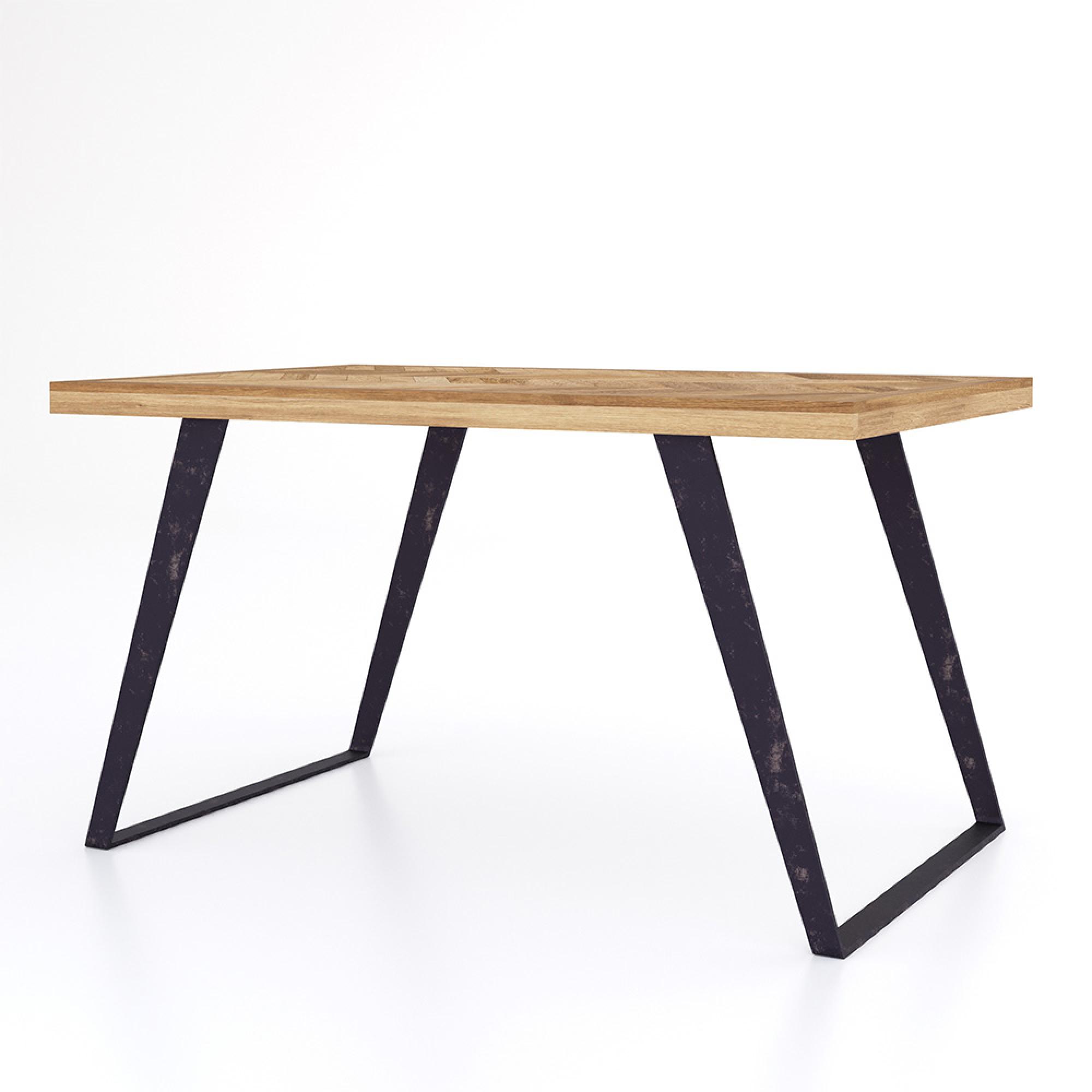 Agra Dining Table - 4 Seater - 135cm - Parquet
