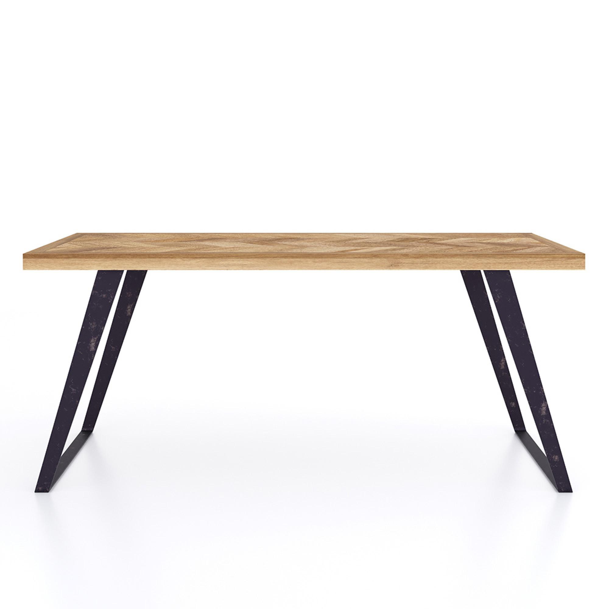 Agra Dining Table - 6 Seater - 175cm - Parquet