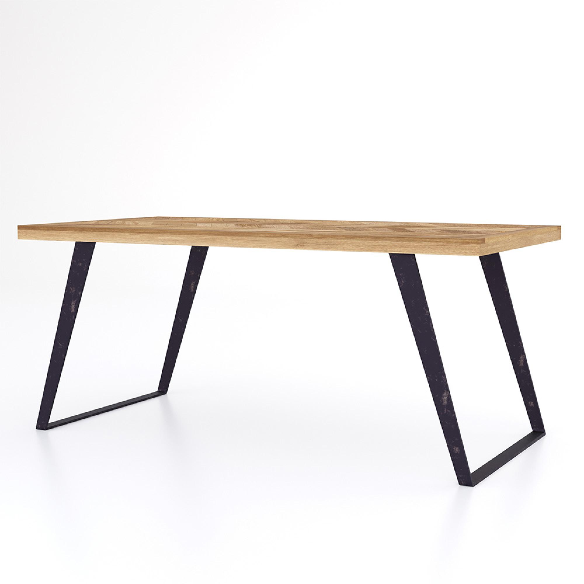 Agra Dining Table - 6 Seater - 175cm - Parquet