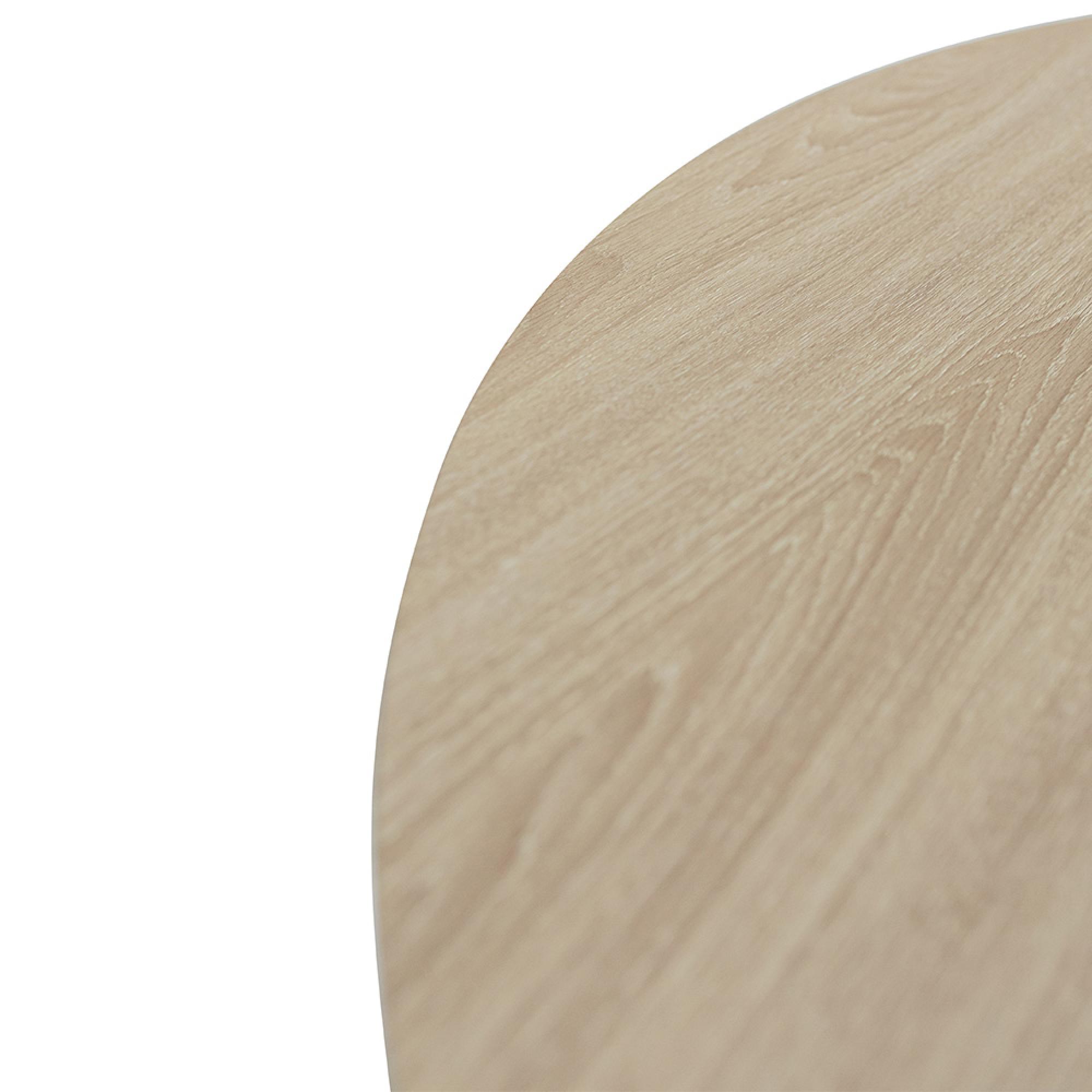 Dalton Dining Table - 4 Seater - 120cm - Round - Light Oak - Spider Legs