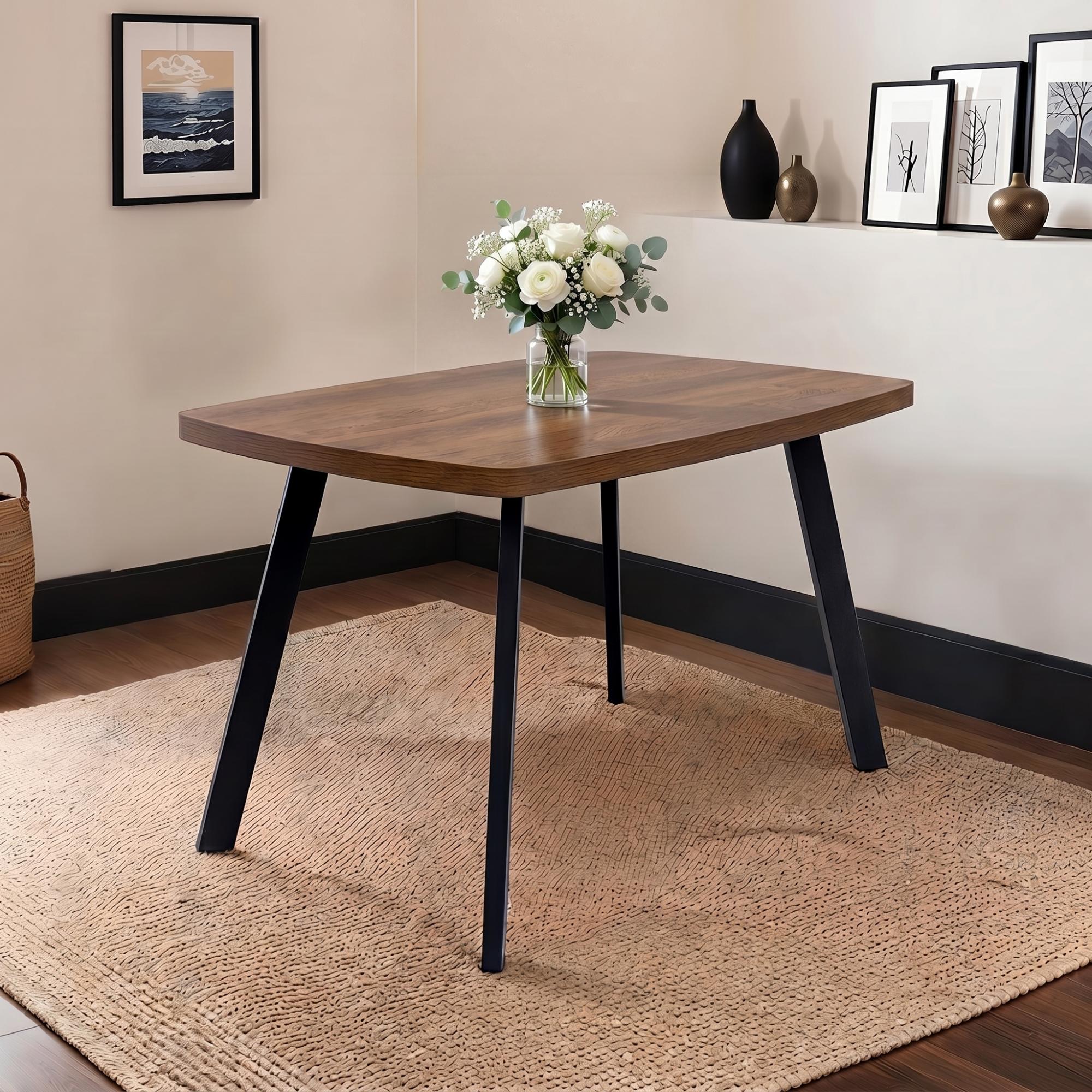 Panama Dining Table - 4 Seater - 120cm - Dark Oak