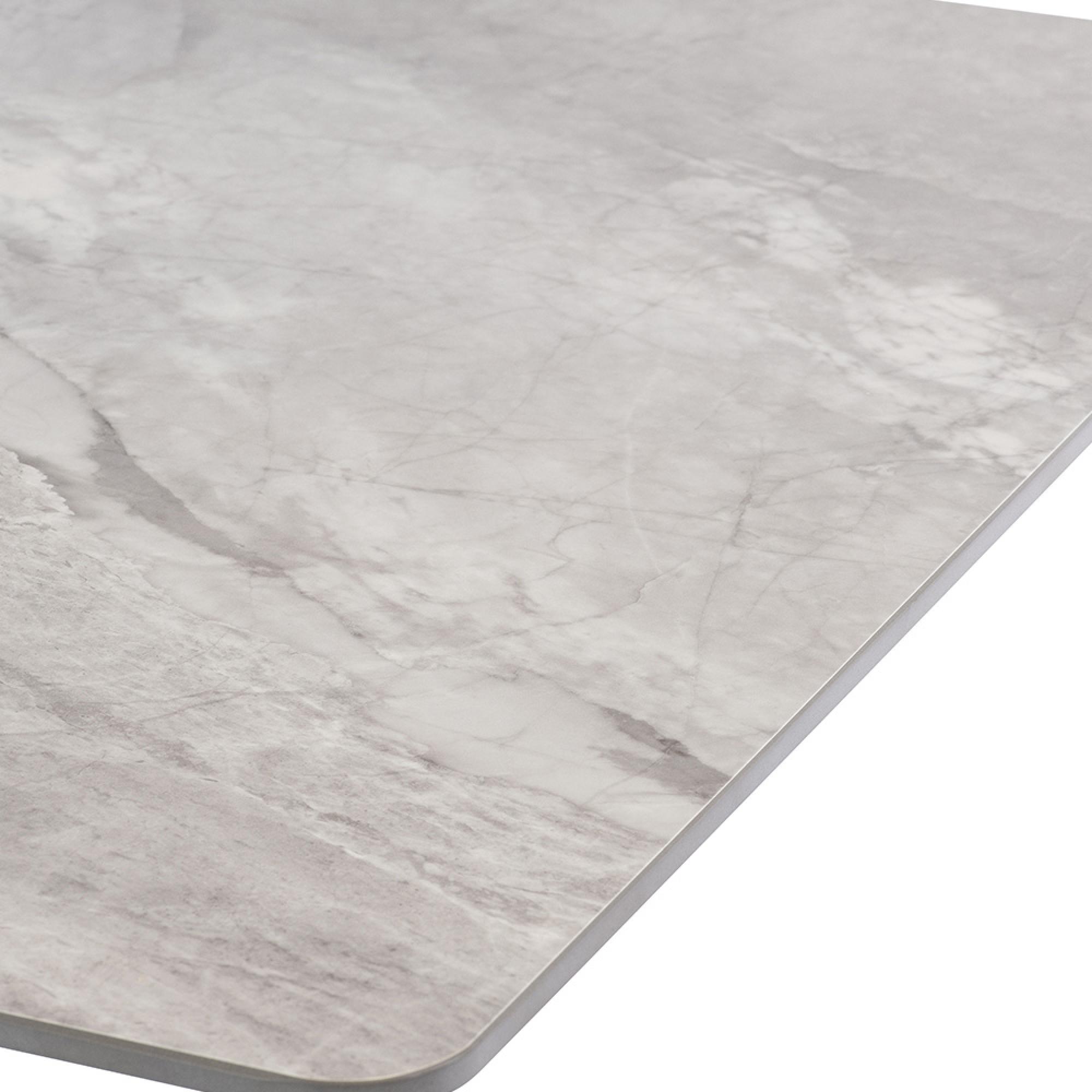 Camilla Dining Table - 6 Seater - 160cm - Rebecca Grey Sintered Stone