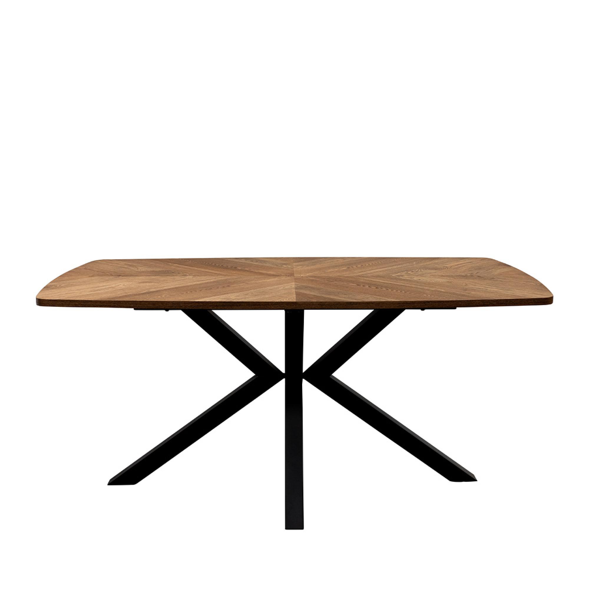 Hampton Dining Table - 6 Seater - 160cm - Spider Legs - Oak