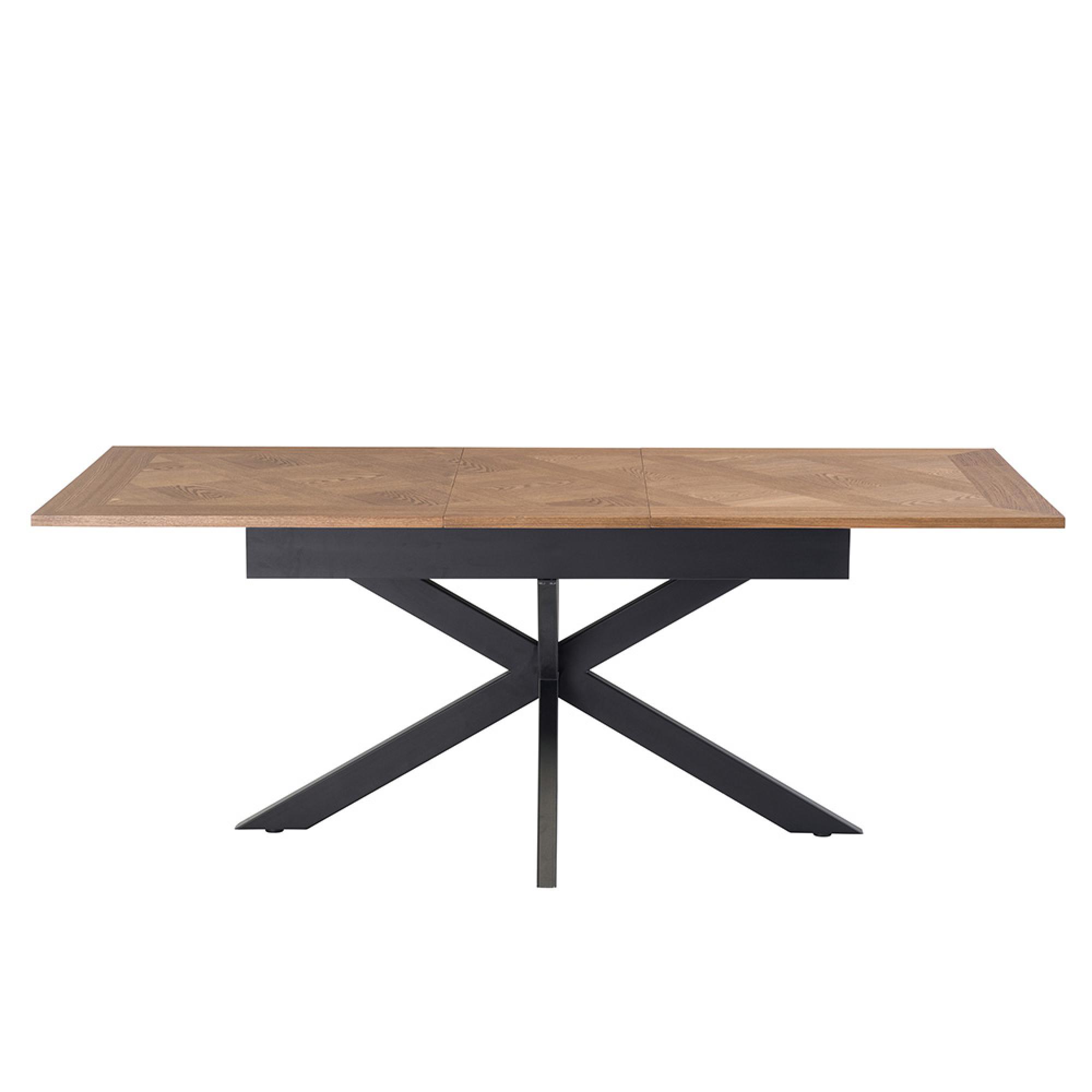 Payton Extending Dining Table - 6-8 Seater - 160cm-200cm - Spider Legs - Oak