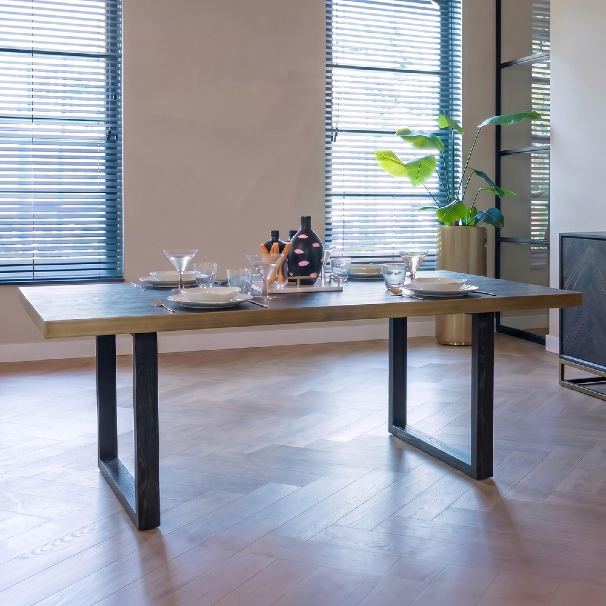 Bloomville Shagreen 8 Seater Dining Table - 230cm