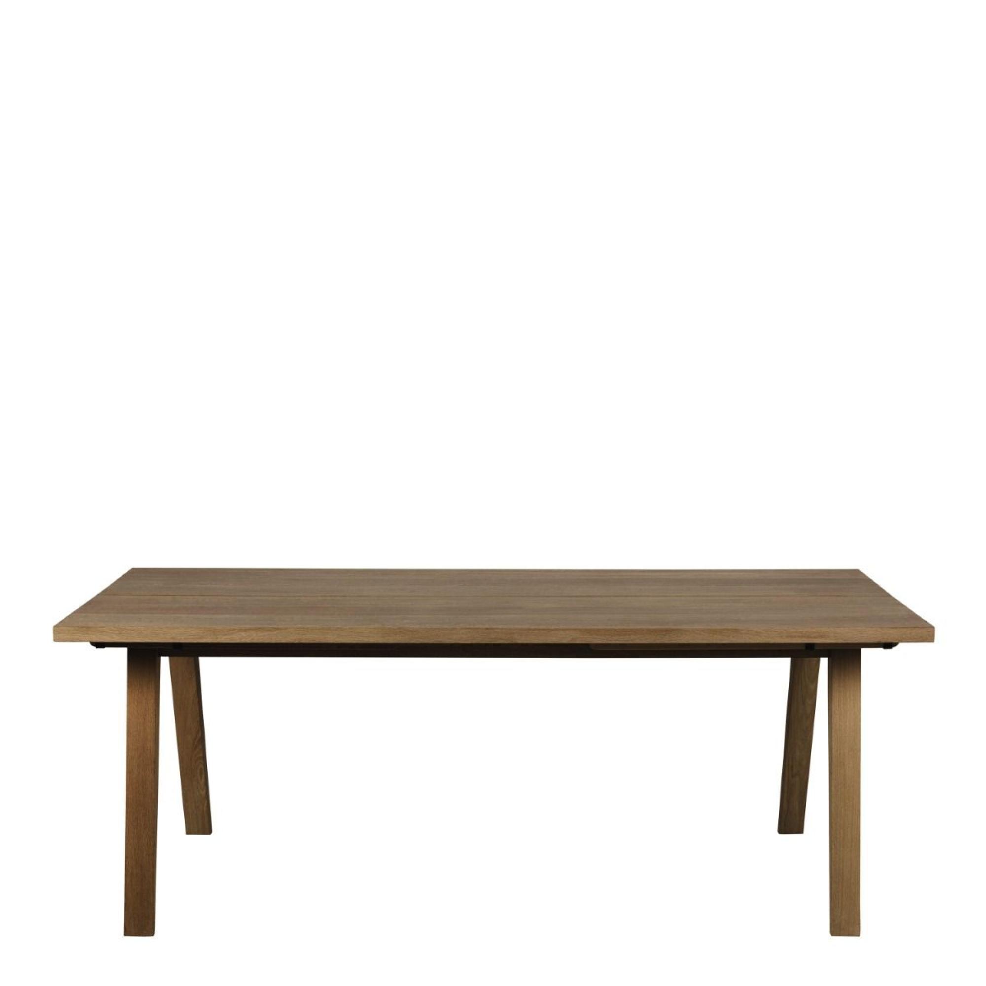 A-Line Smoked Oak 8 Seater Dining Table