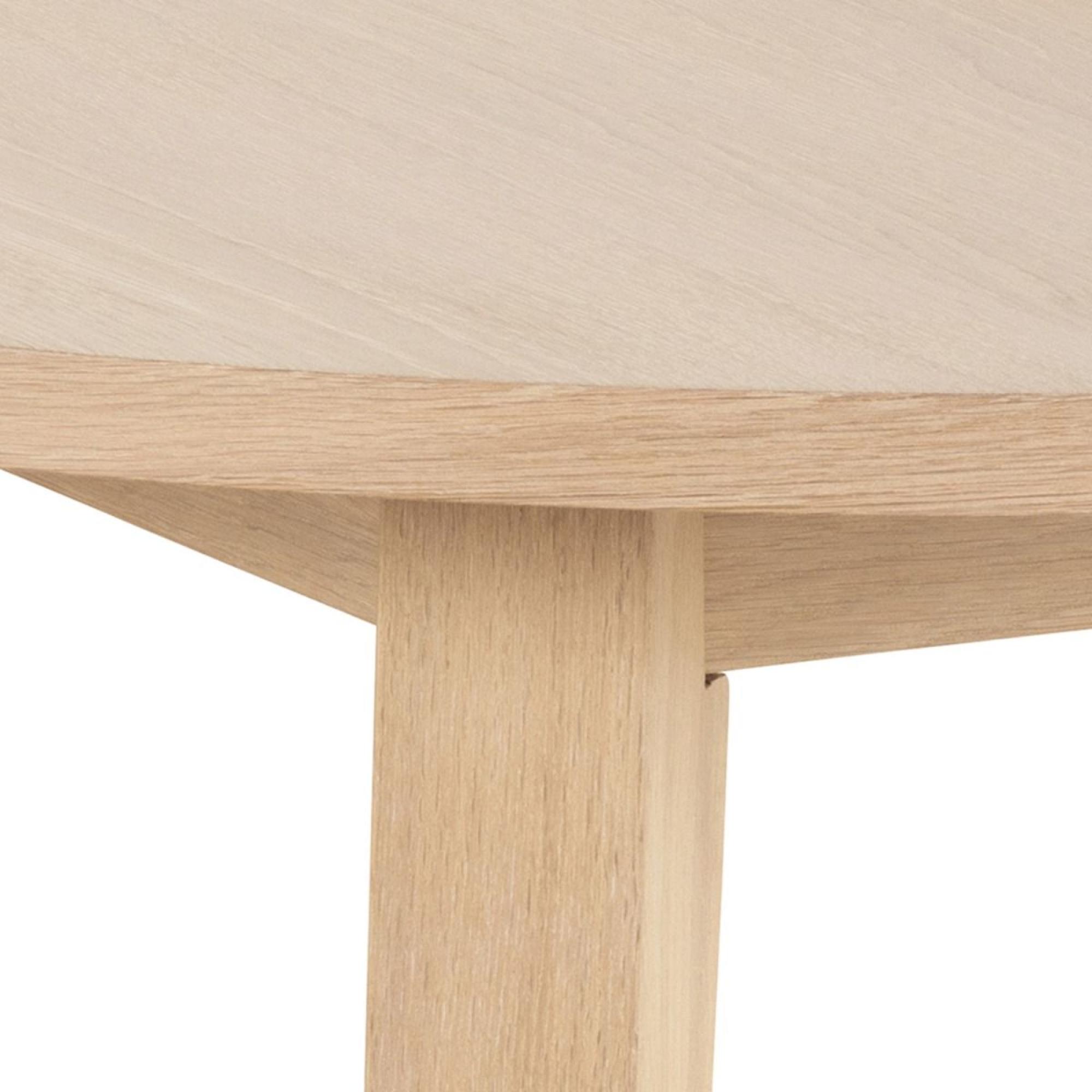 A-Line White Oak 4 Seater Round Dining Table