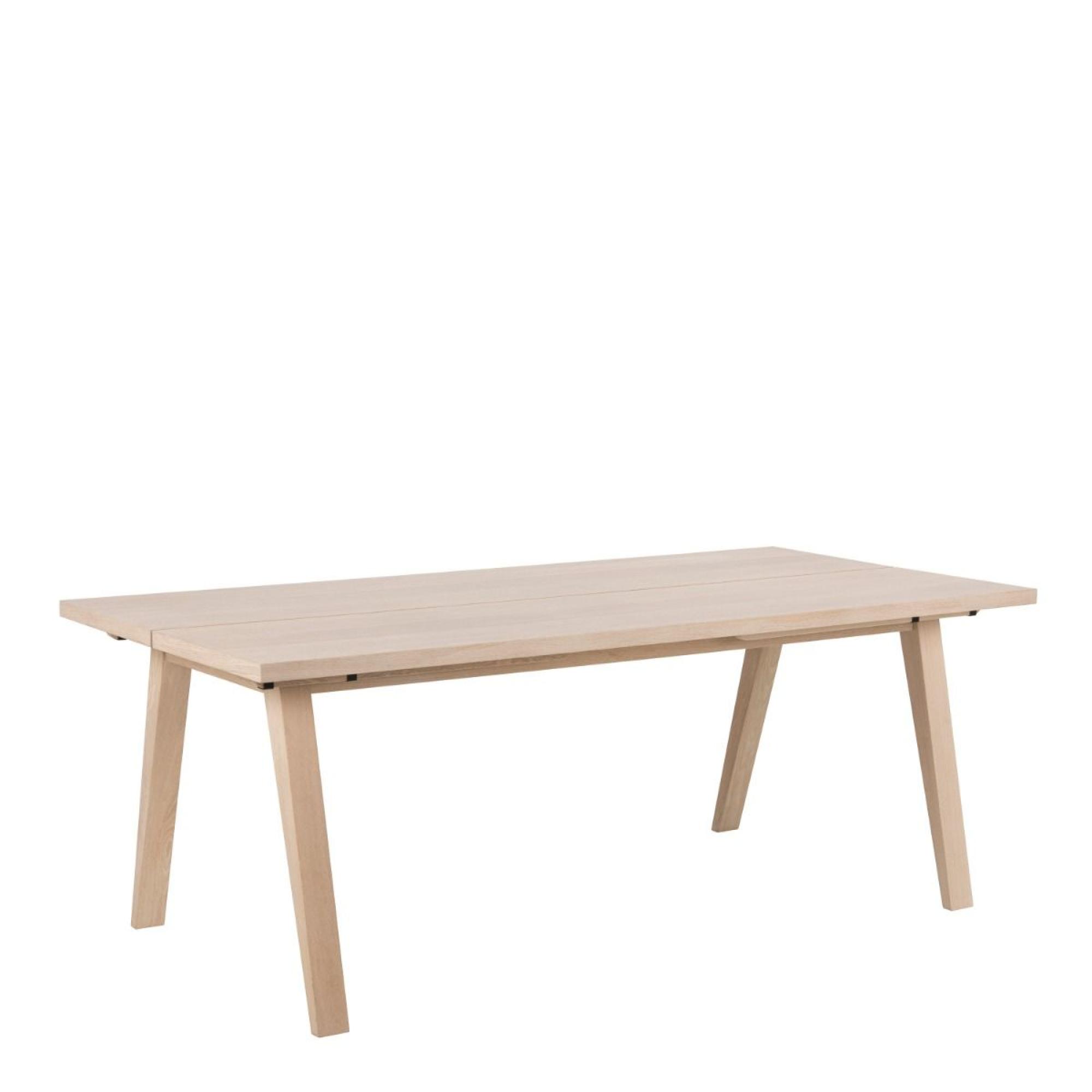 A-Line White Oak 8 Seater Dining Table
