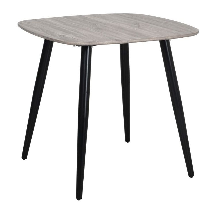 Aspen Grey Oak Effect 4 Seater Square Dining Table