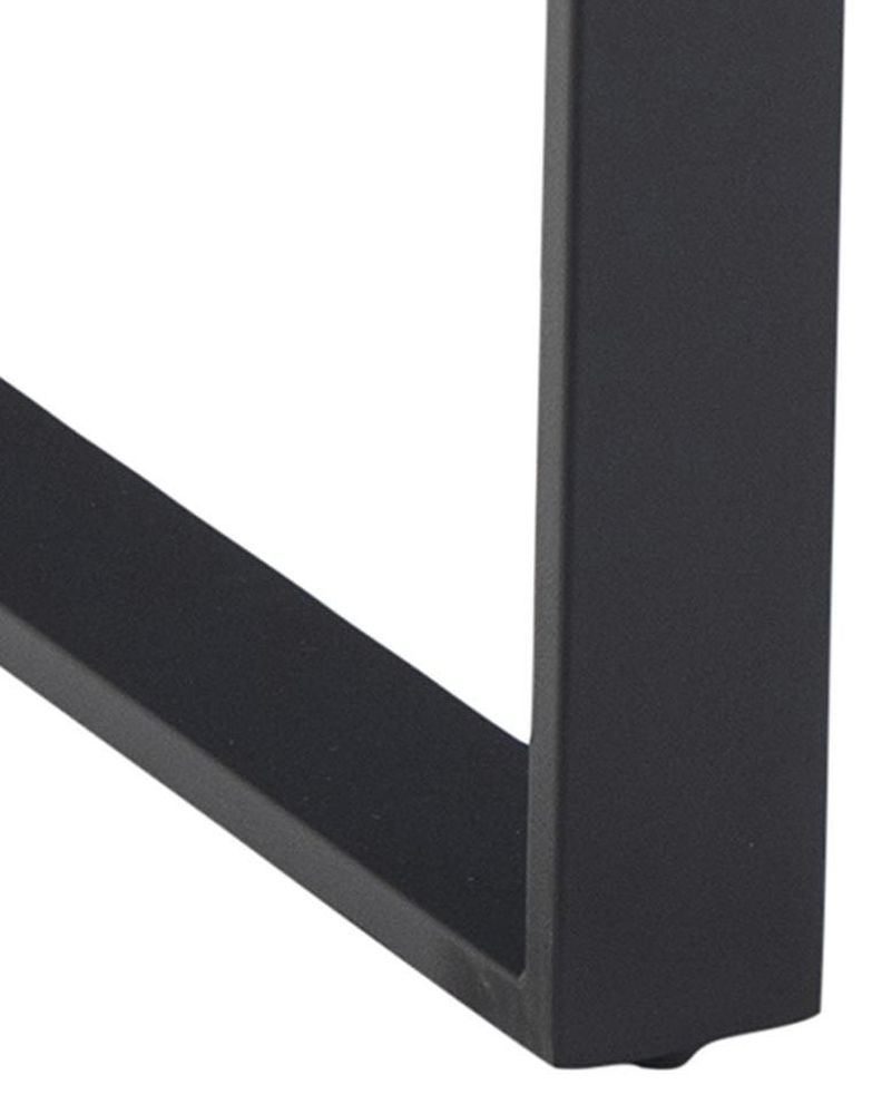 Amble Black Marble Effect 6 Seater Dining Table