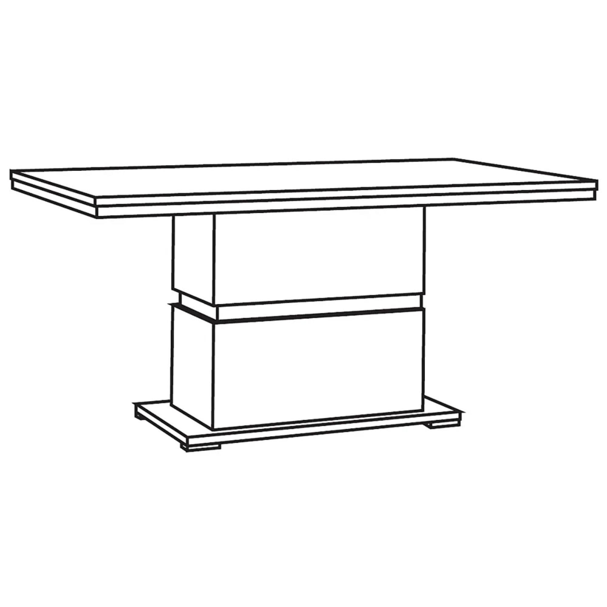 Angelo 6 Seater Pedestal Dining Table