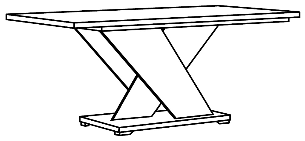 Bagni 6 8 Seater Extending Pedestal Dining Table