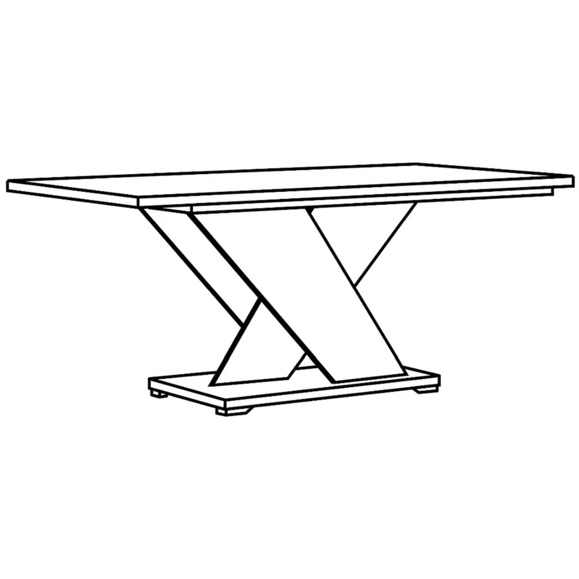 Bagni 6 8 Seater Extending Pedestal Dining Table