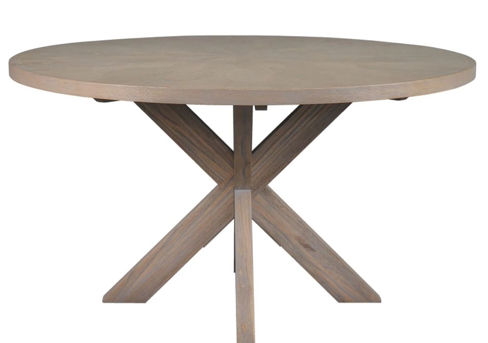 Bergerac Oak 140cm Round Dining Table - 6 Seater