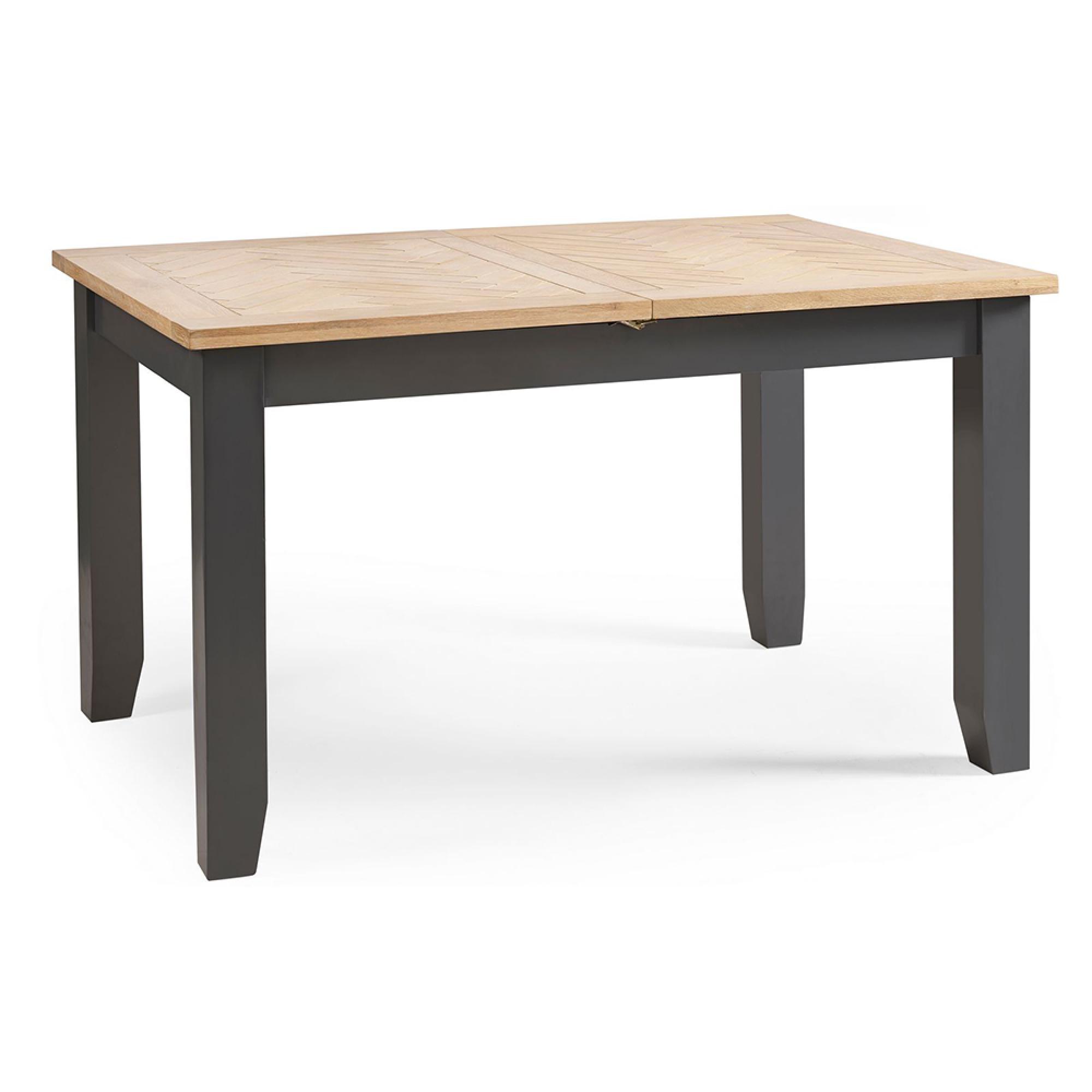 Bordeaux Extending Dining Table - 180cm-220cm - 6-8 Seater - Butterfly - Grey