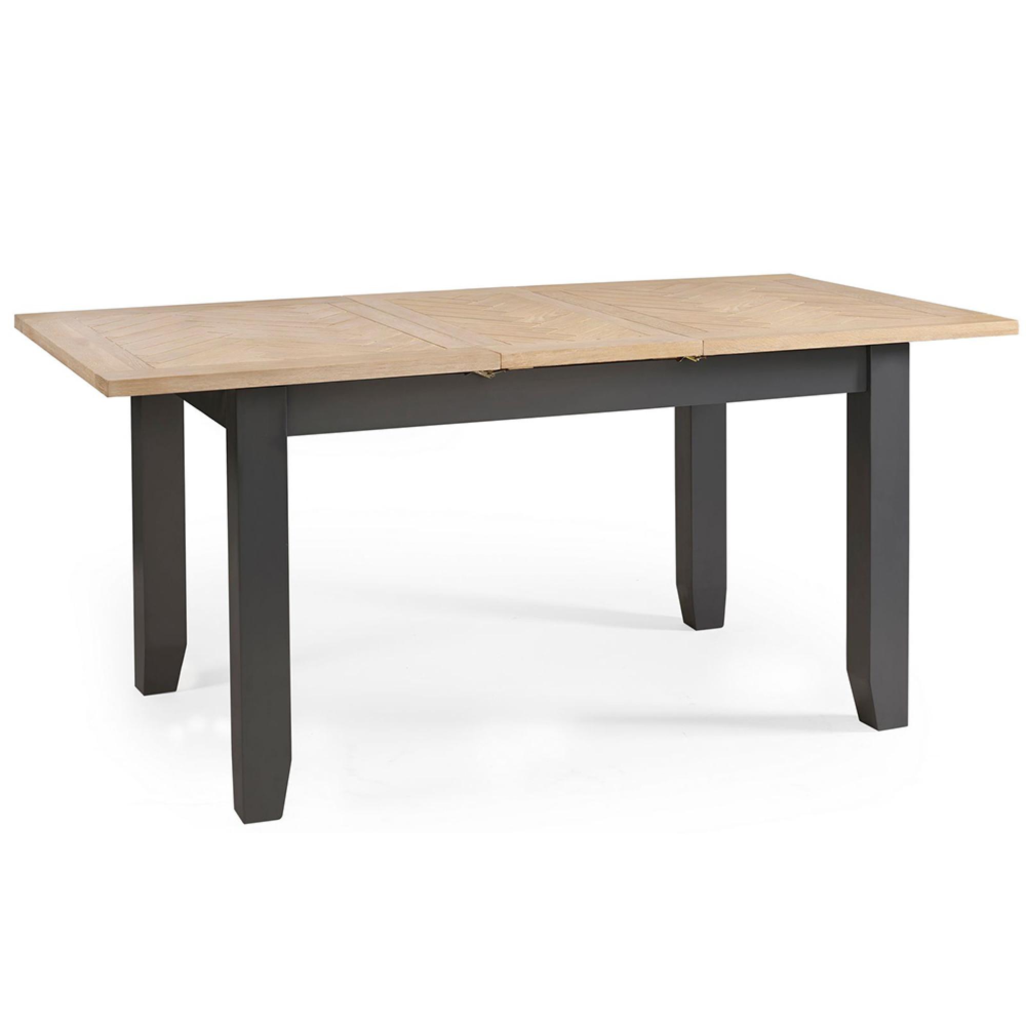 Bordeaux Extending Dining Table - 180cm-220cm - 6-8 Seater - Butterfly - Grey