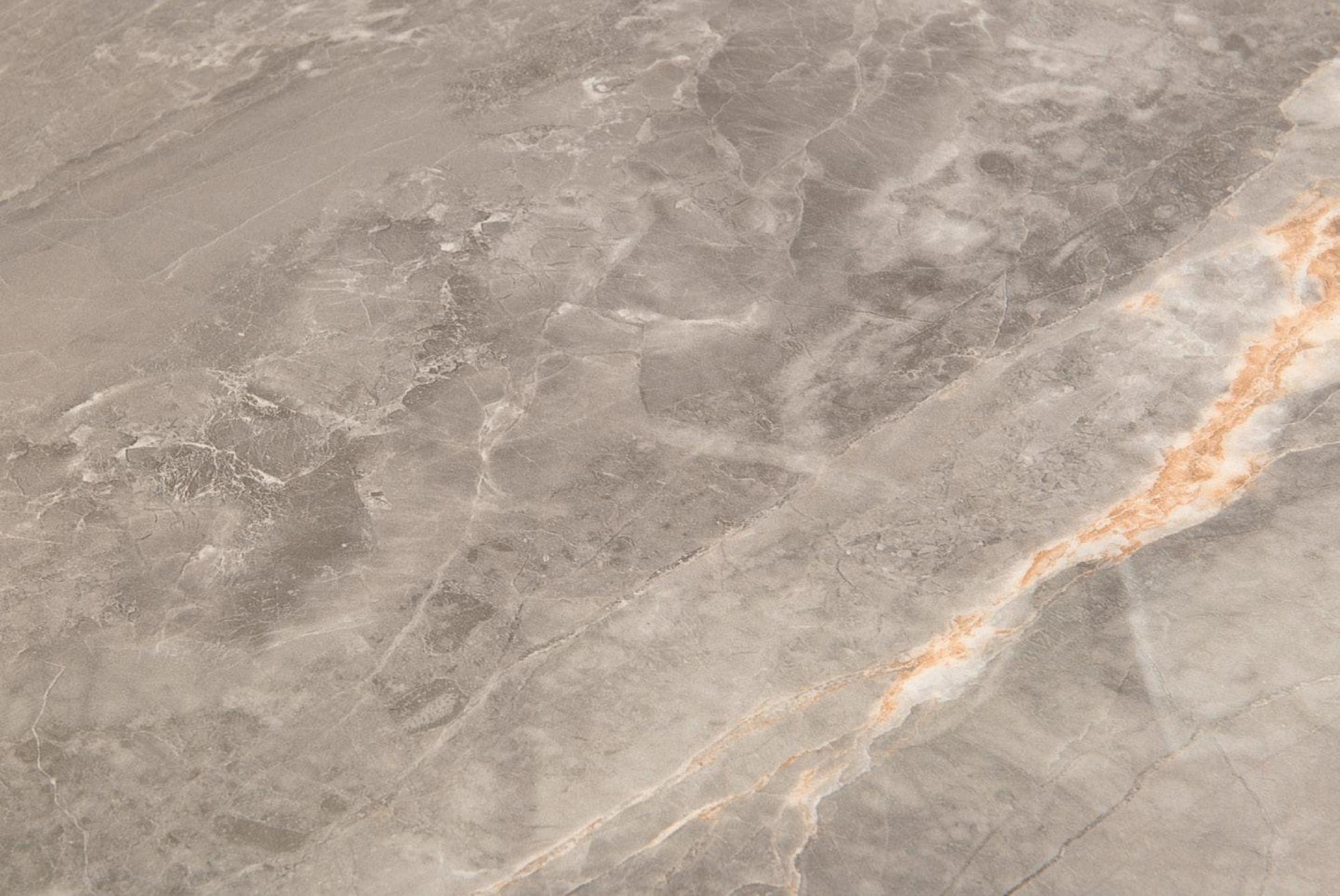 Bossini Dining Table - 4 Seater - 120cm - Round - Pedestal - Dark Grey Sintered Stone