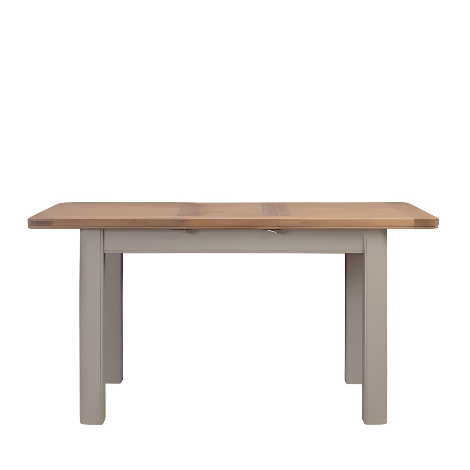 Clarion Dining Table - 4-6 Seater - 120cm-153cm - Extending - Oak and Grey