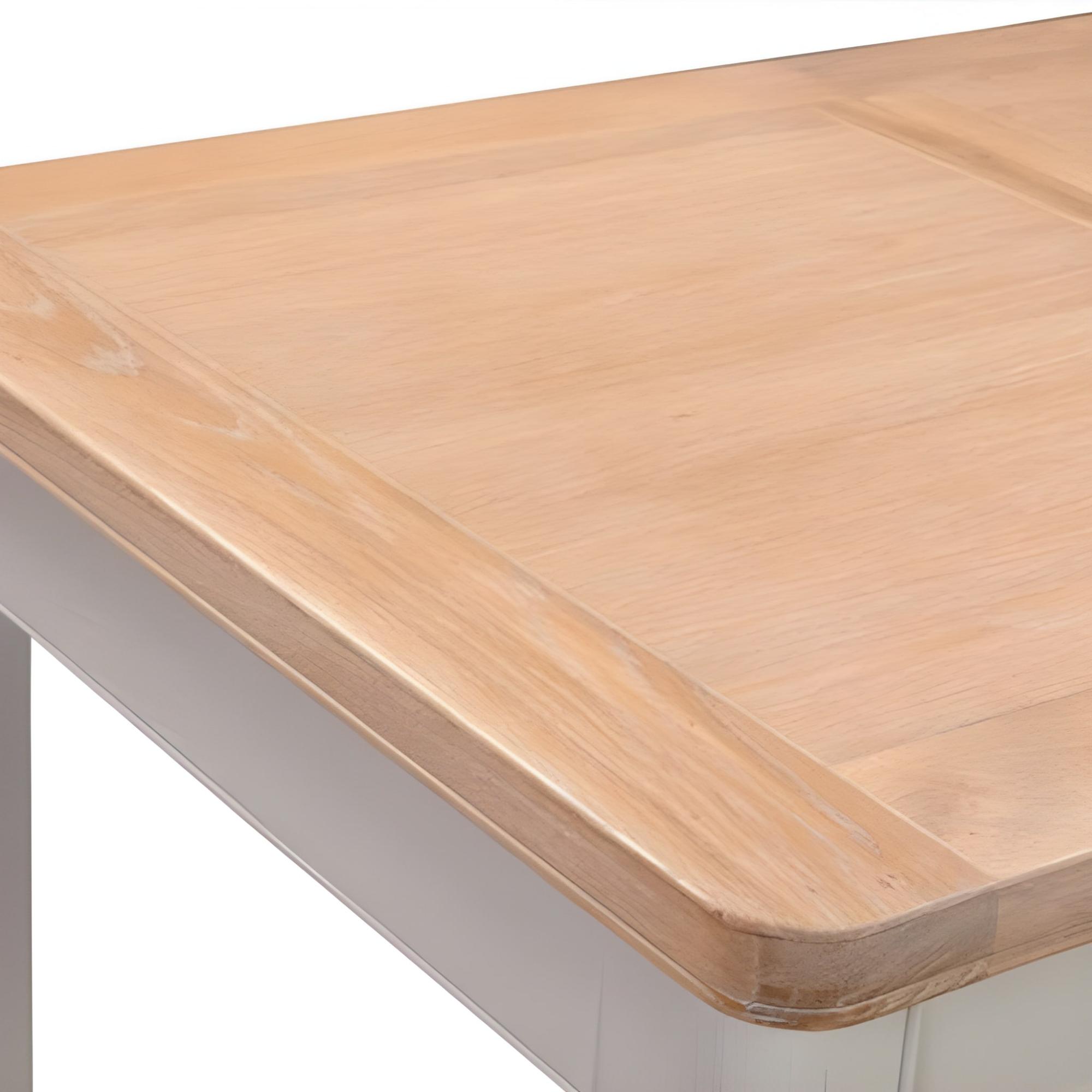 Clarion Dining Table - 4-8 Seater - 140cm-200cm - Butterfly Extending - Oak and Grey