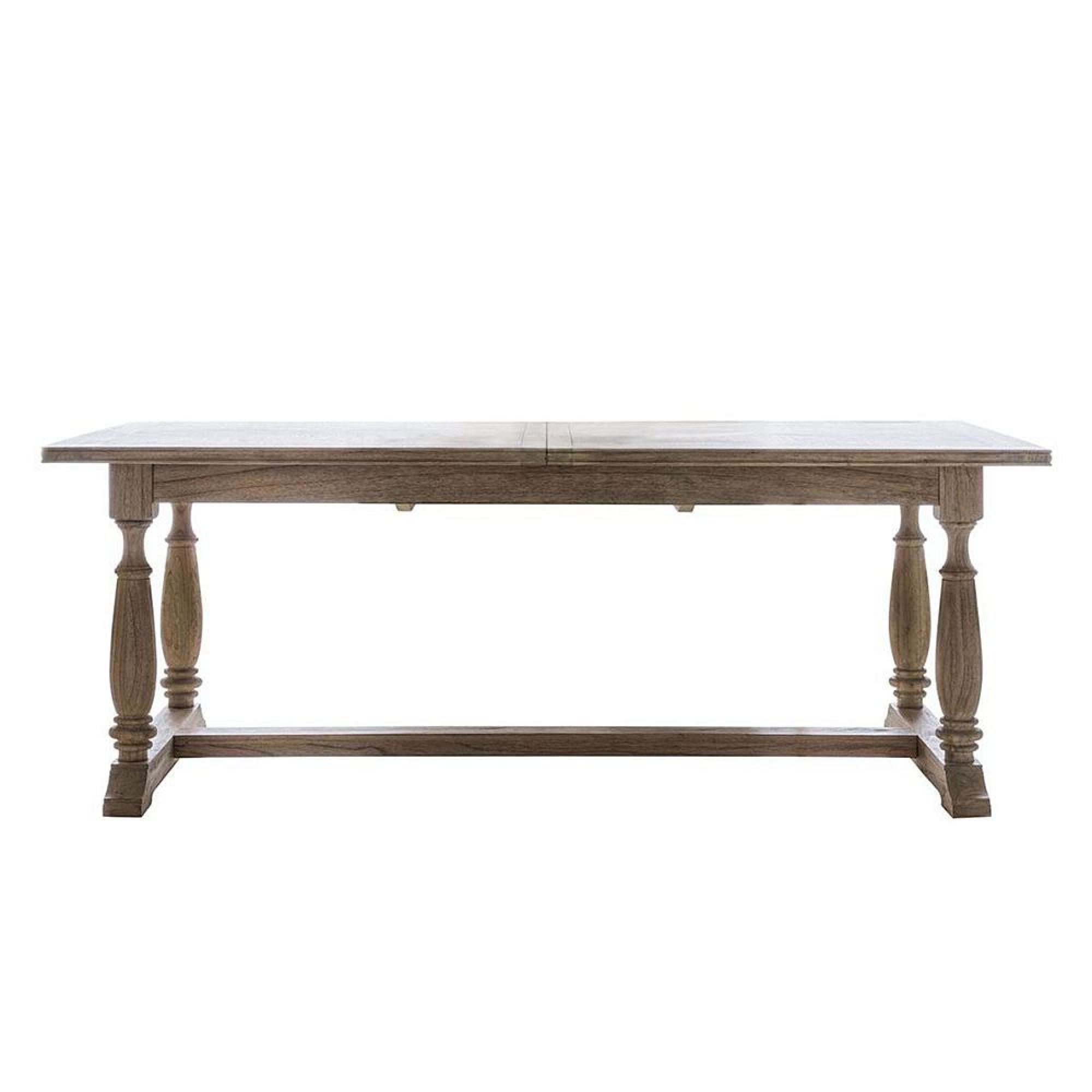 Clearance - Mustique Mindi Wood Extending Dining Table - 200cm-250cm - A223