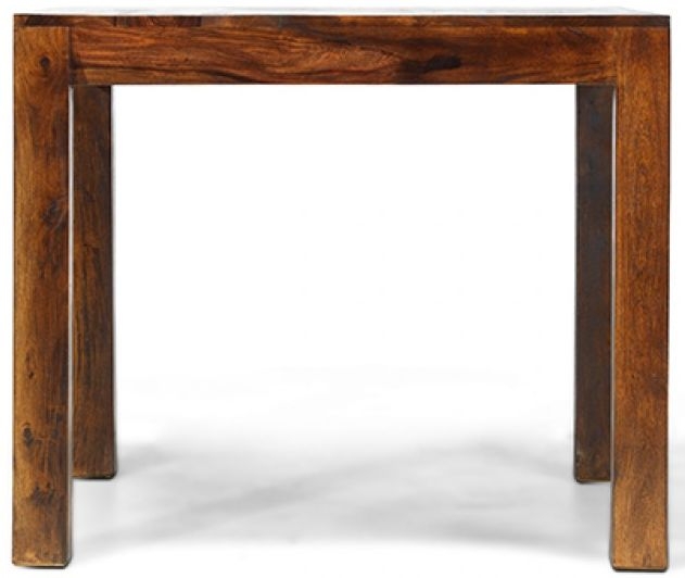 Cube Sheesham 2 Seater Square Dining Table