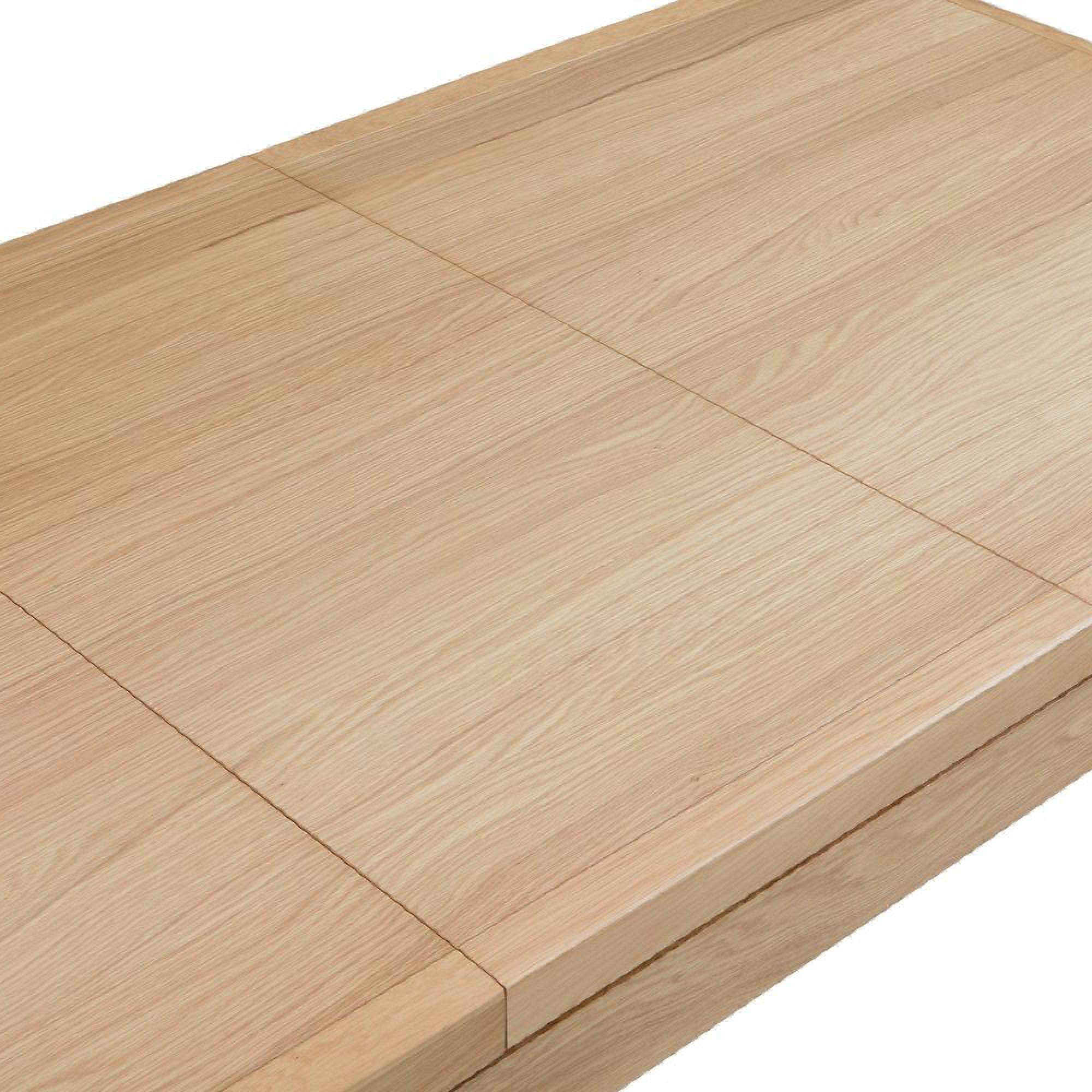 Curve Extending Dining Table - 6-8 Seater - 150cm-200cm - Oak