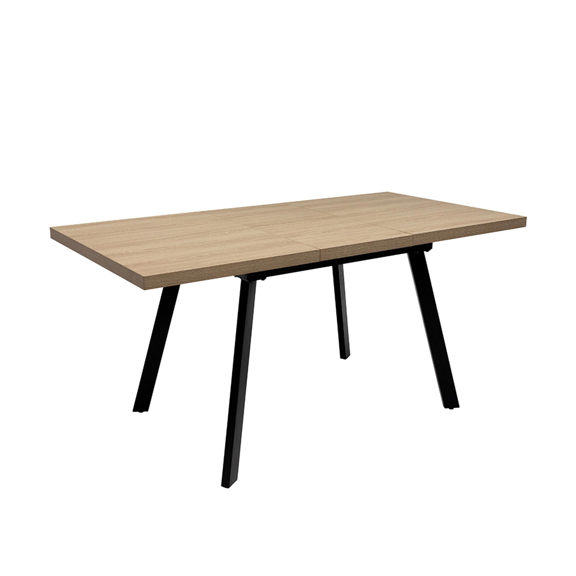 Dalton Extending Dining Table - 4-6 Seater - 120cm-160cm - Light Oak
