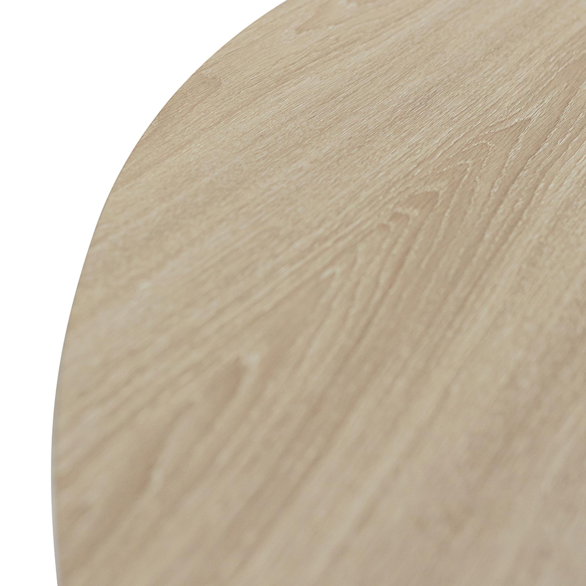 Dalton Dining Table - 4 Seater - 120cm - Round - Light Oak - Spider Legs