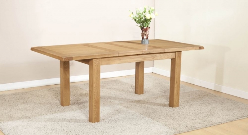 Dorset Dining Table - 6-8 Seater - 132cm-198cm - Extending - Oak