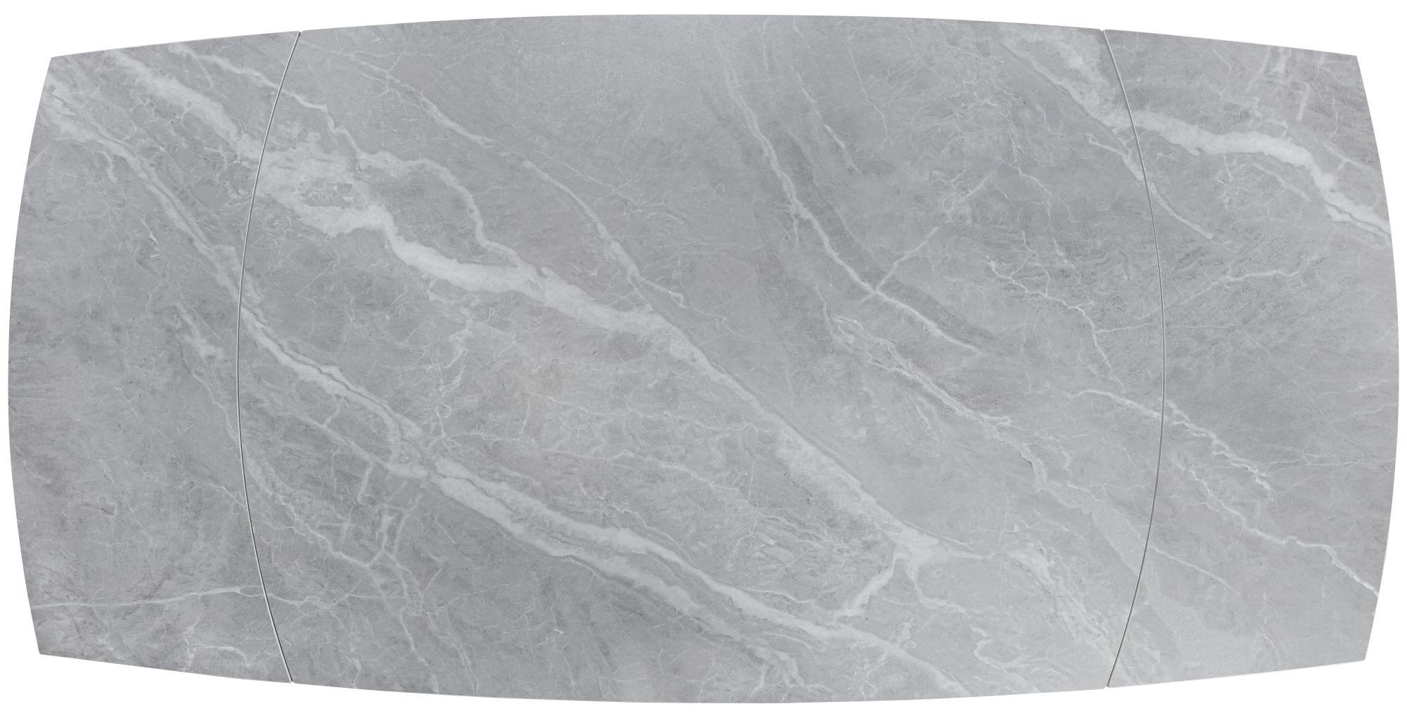 Elia Argento Grey Ceramic 4-6 Seater Extending Dining Table - 120cm-180cm