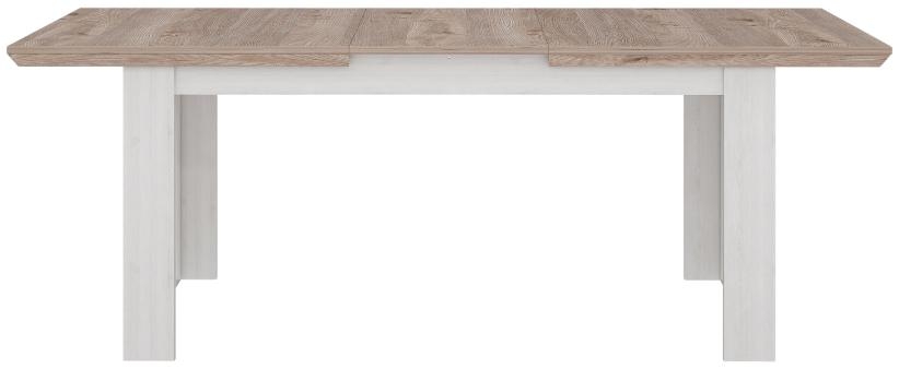 Illopa White 6-8 Seater Extending Dining Table