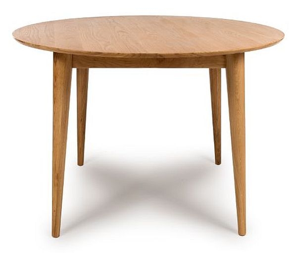 Jenson Oak Dining Table - 2 Seater - 110cm - Round
