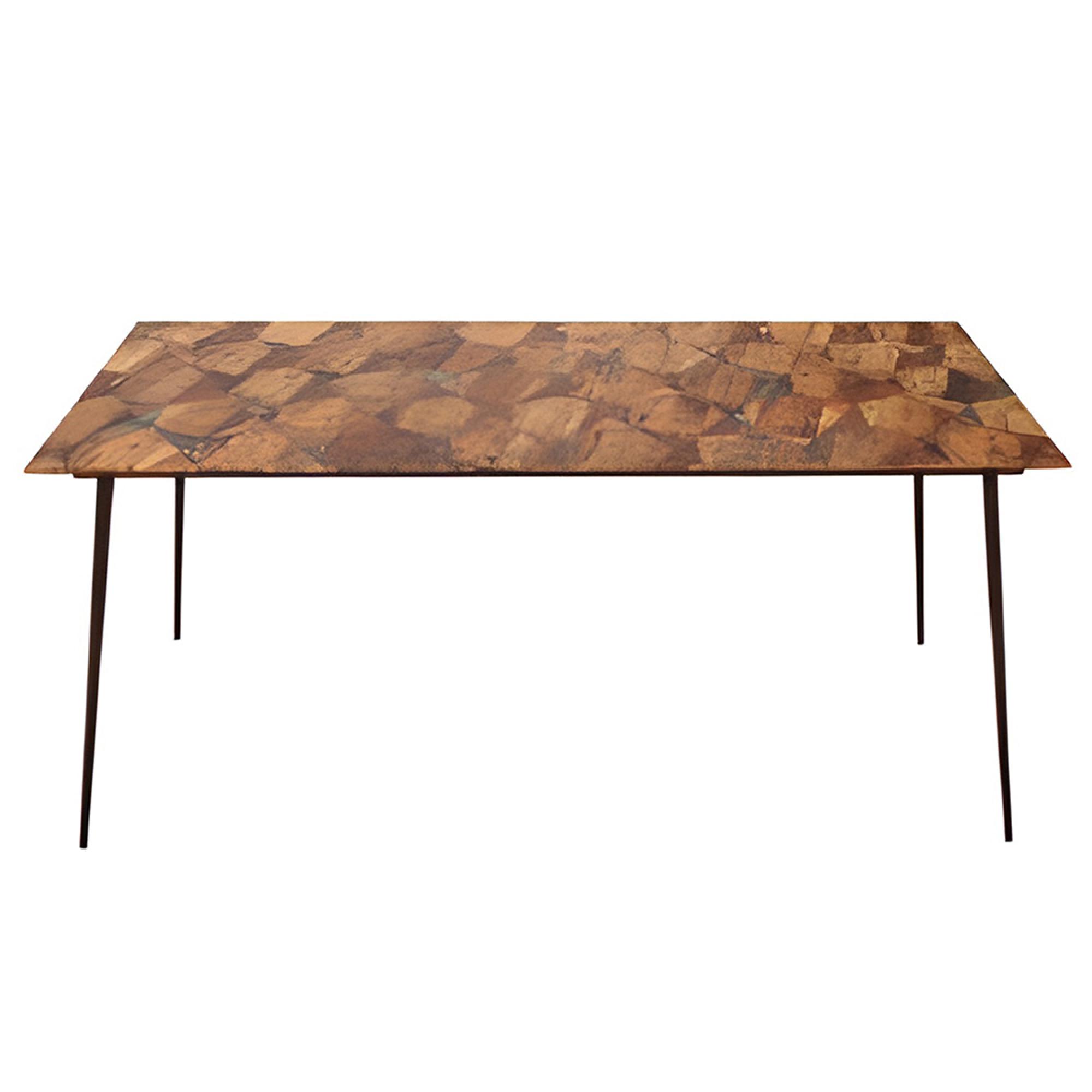 Juan Hex Mango Wood 6 Seater Dining Table - Sizes Available