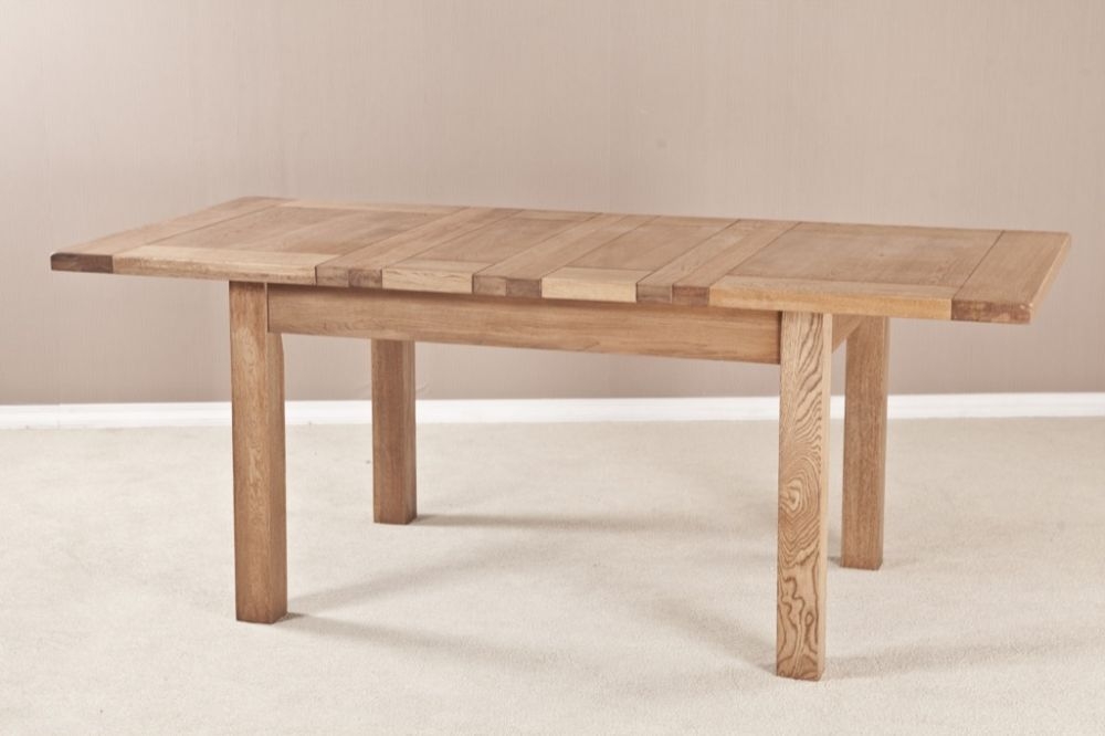Kent Oak 4-6 Seater Extending Dining Table - 123.6cm-198.4cm