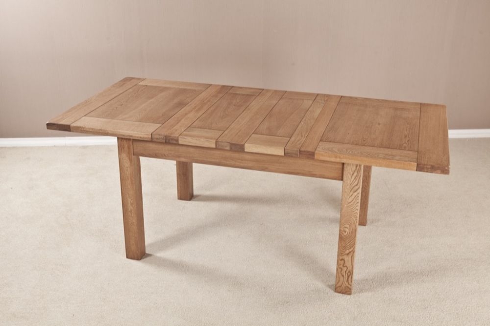 Kent Oak 4-6 Seater Extending Dining Table - 123.6cm-198.4cm
