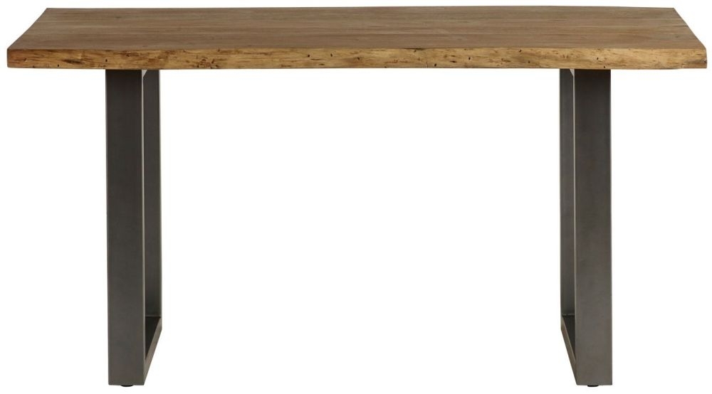 Kota Live Edge Solid Acacia Wood 6 Seater Dining Table