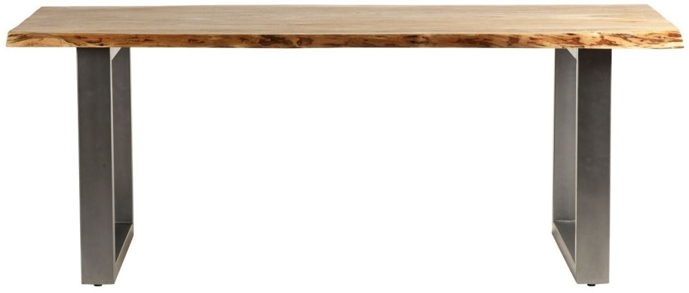 Kota Live Edge Solid Acacia Wood 8 Seater Dining Table
